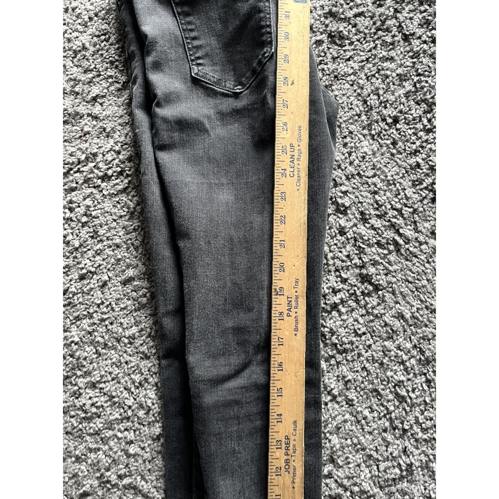 Gap Gap Jeans 8/28 High Rise Legging Black Solid Pattern Womens Size 30" / US 8 / IT 44 - 6 Thumbnail