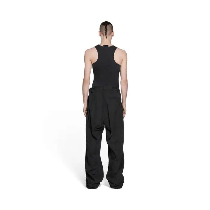 Balenciaga o1tr1nto0326 Goth Tailored Pants in Black Size US 30 / EU 46 - 4 Thumbnail