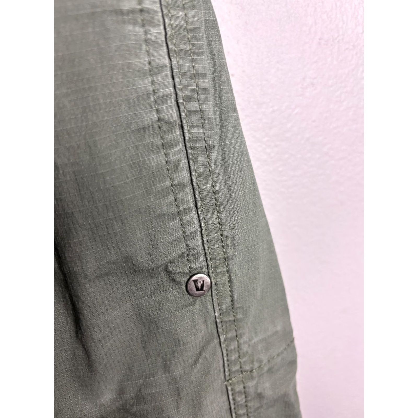 Vuori Vuori Pants Men S Green Ripstop Jogger Drawstring Pockets Zipper Athletic Casual Everyday Size US 29 - 4 Thumbnail