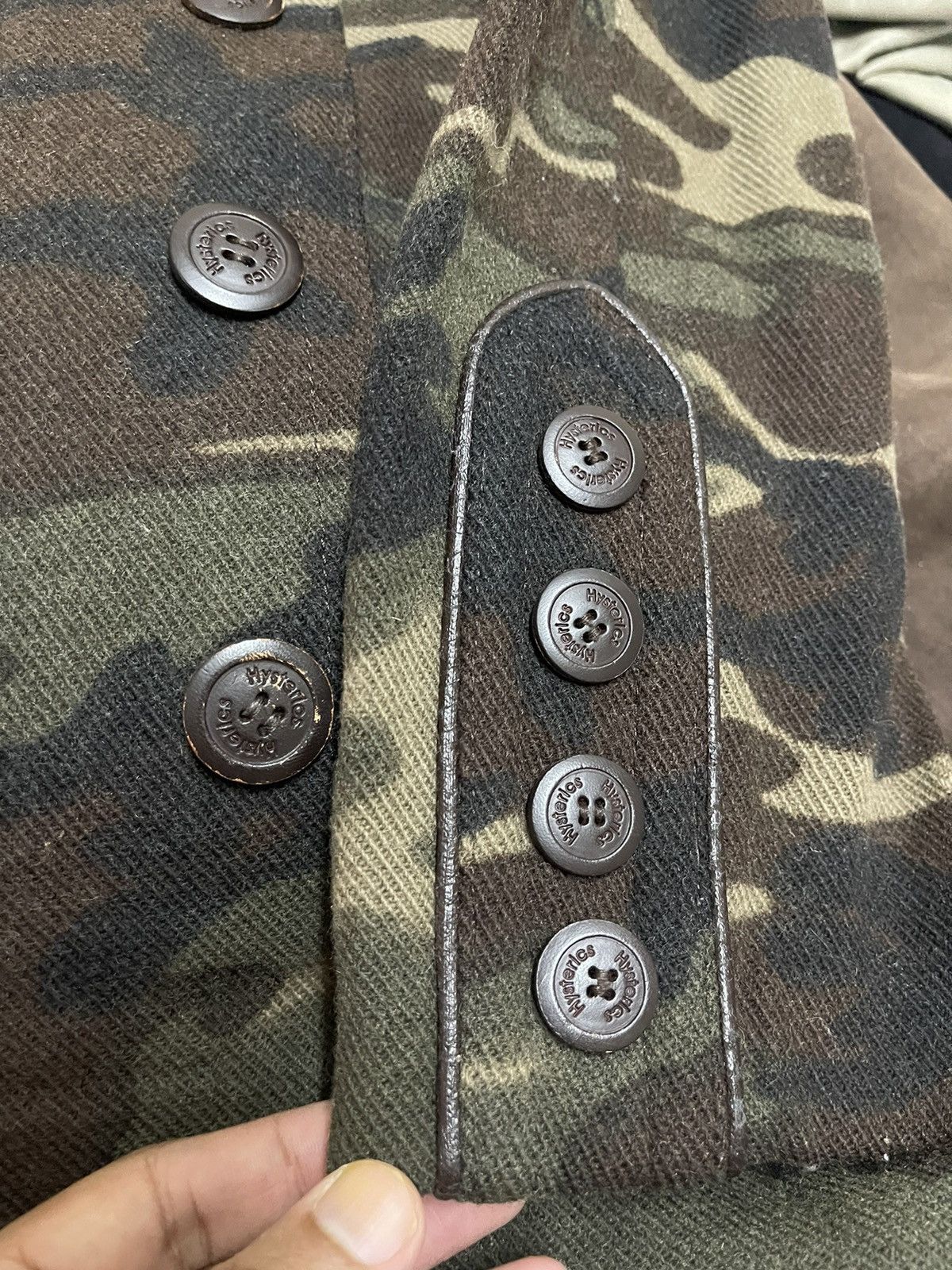 Hysteric Glamour WINTER OFFER❄️VINTAGE HYSTERIC GLAMOUR CAMOUFLAGE TRENCH COAT Size M / US 6-8 / IT 42-44 - 12 Thumbnail