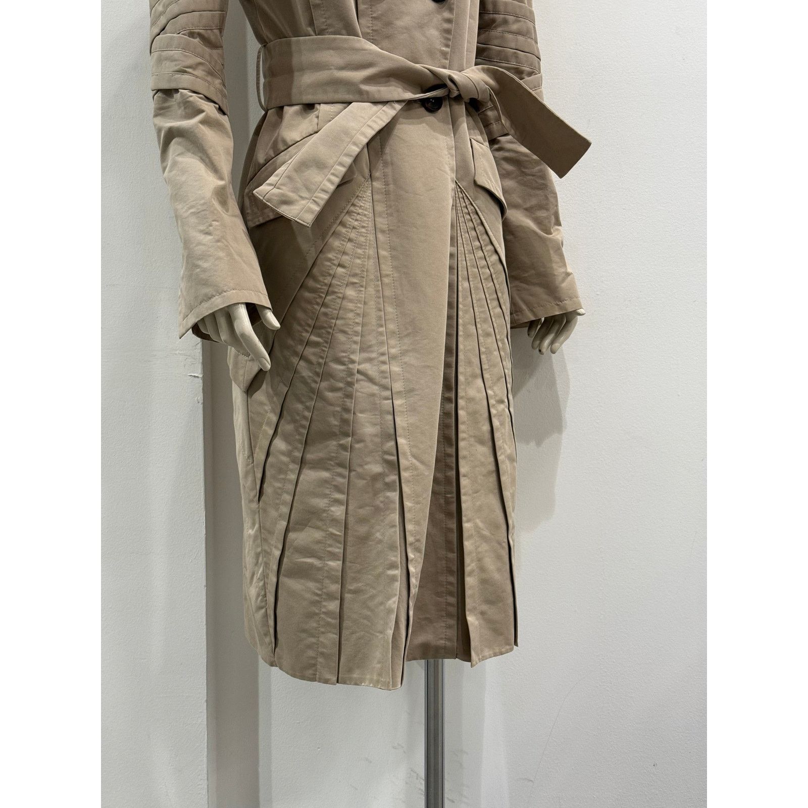 Gucci 2004 Gucci by Tom Ford paneled nylon trench coat Size S / US 4 / IT 40 - 4 Thumbnail
