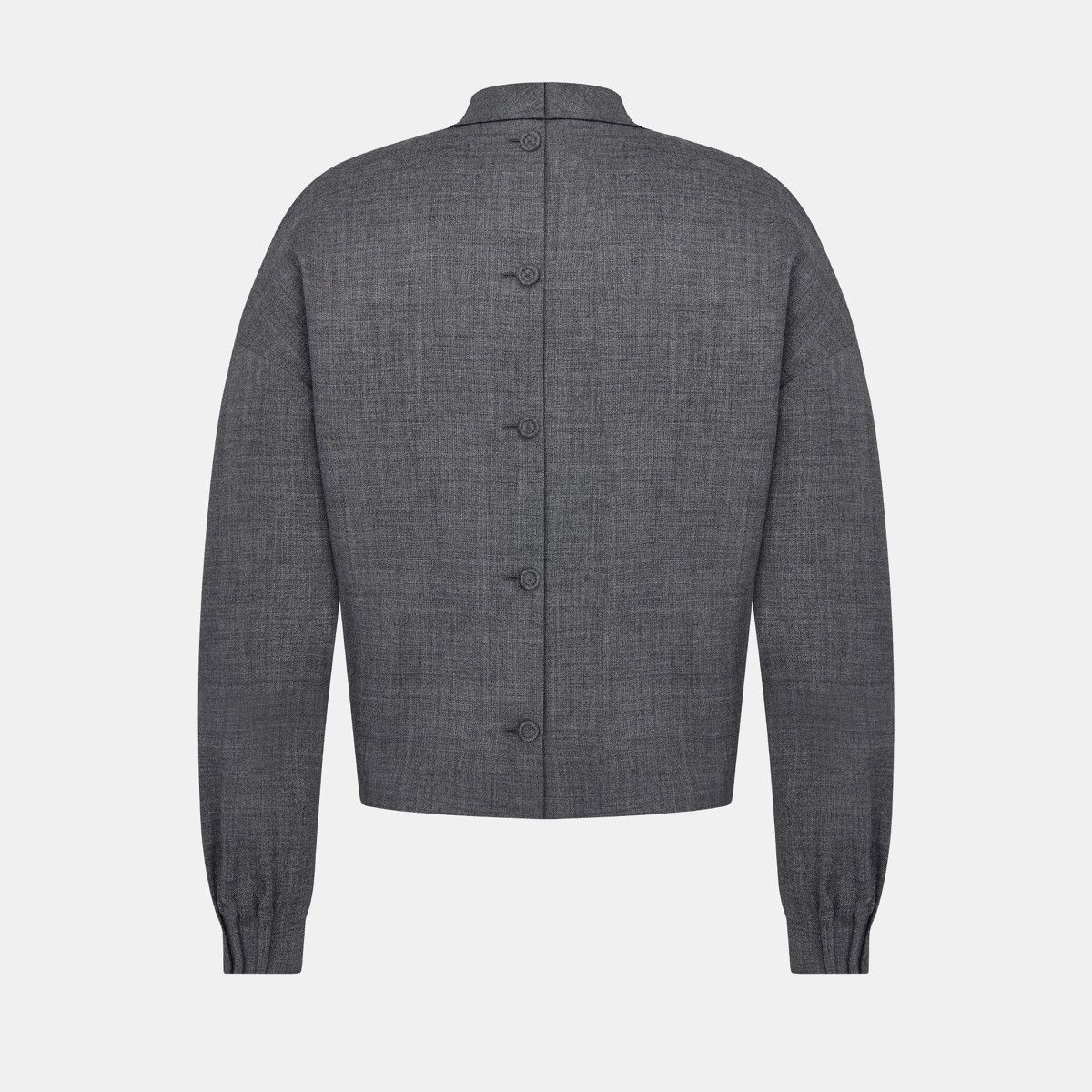 Dior o1bcso1str1224 Stand Collar Top in Anthracite Grey Size US L / EU 52-54 / 3 - 2 Thumbnail