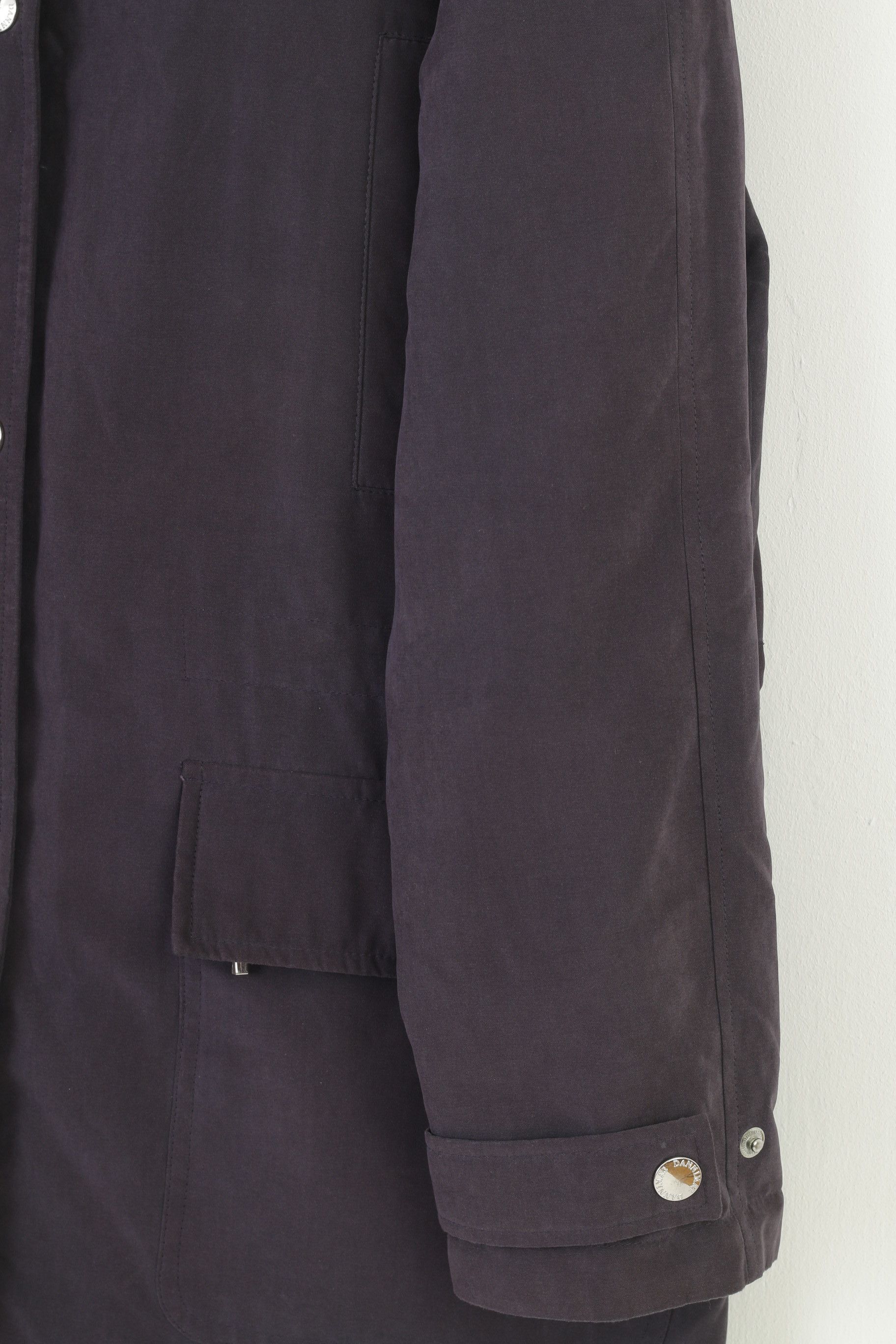 Vintage Dannimac Women L Jacket Navy Full Zipper Pockets 11050 Size L / US 10 / IT 46 - 3 Thumbnail