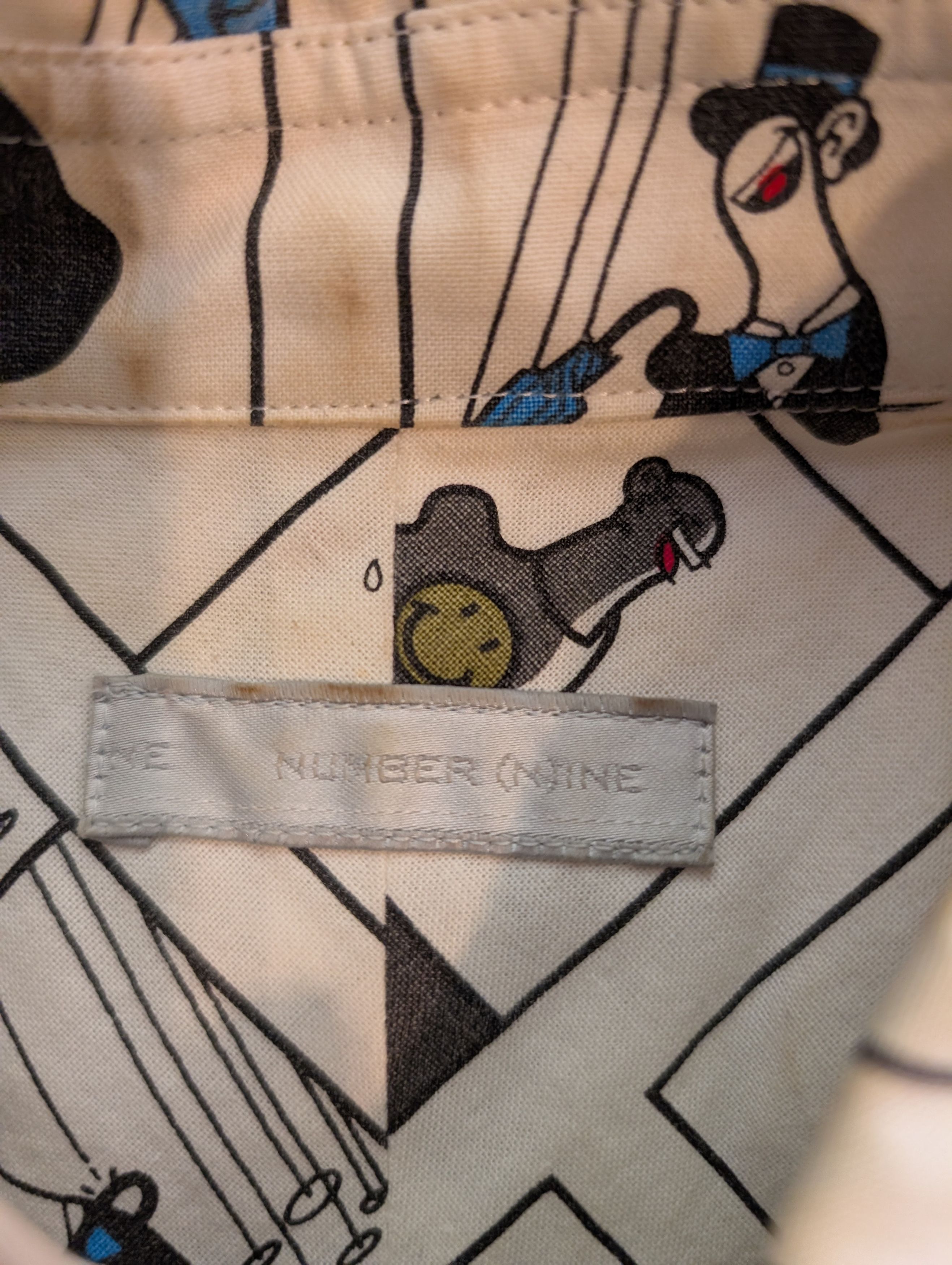 Number (N)ine NUMBER (N)INE SS02 MODERN AGE COMIC STRIP SHIRT Size US L / EU 52-54 / 3 - 21 Thumbnail