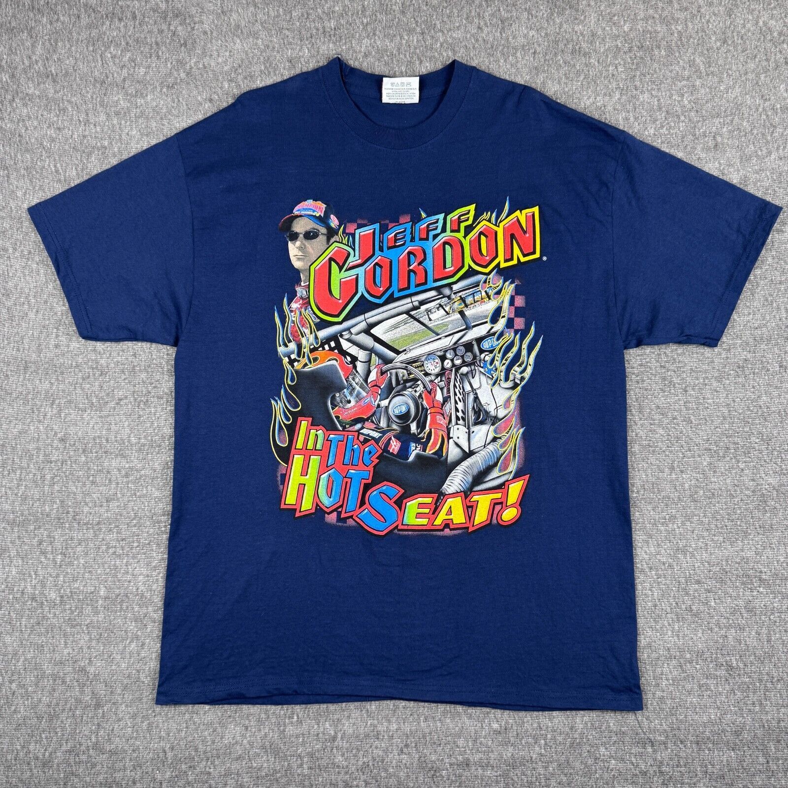 Chase Authentics Vintage Nascar Jeff Gordon T-Shirt Men's Large Blue Racing Size US L / EU 52-54 / 3 - 1 Thumbnail