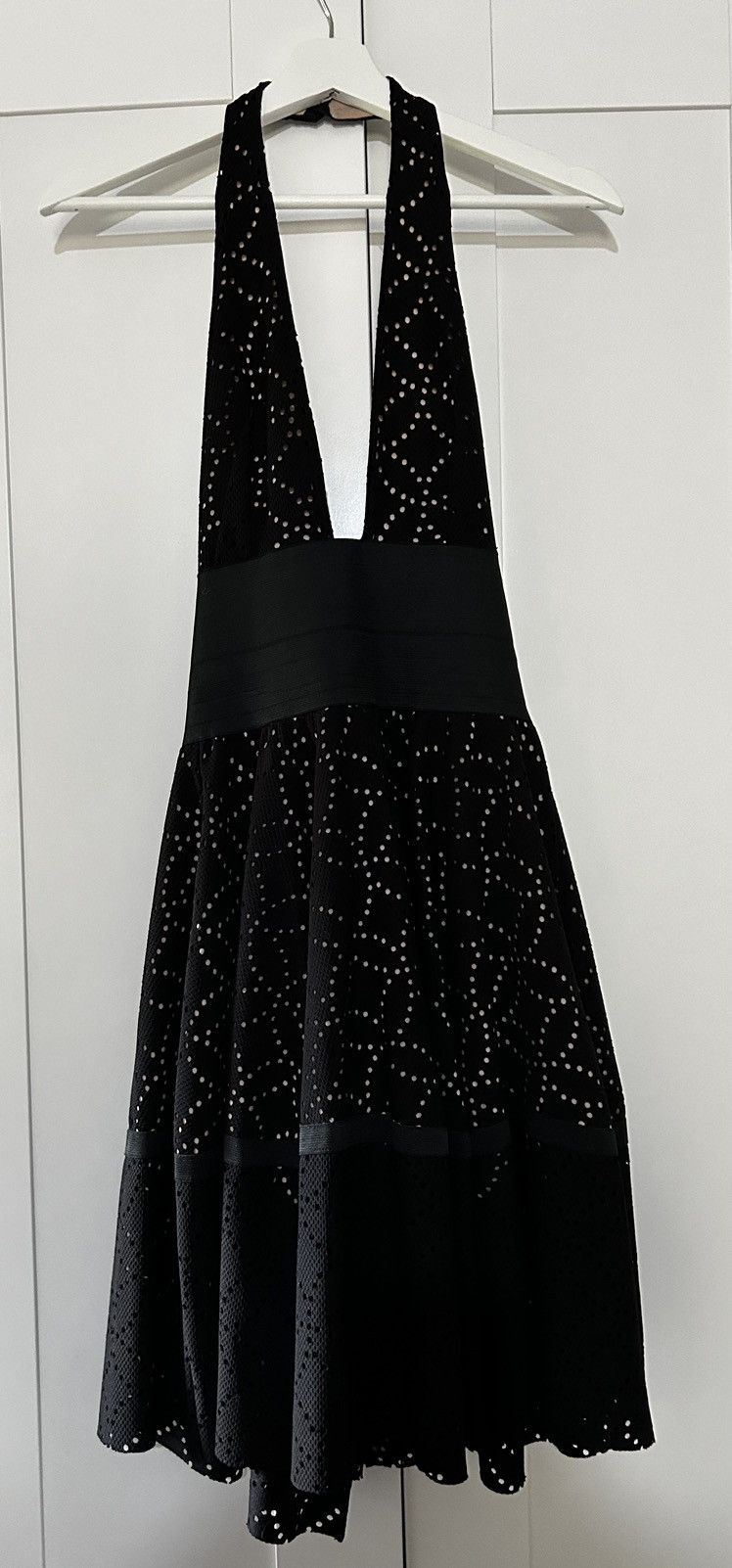 Nasty Gal NASTY GAL plunge aline dress with lace layer Size S / US 4 / IT 40 - 2 Thumbnail