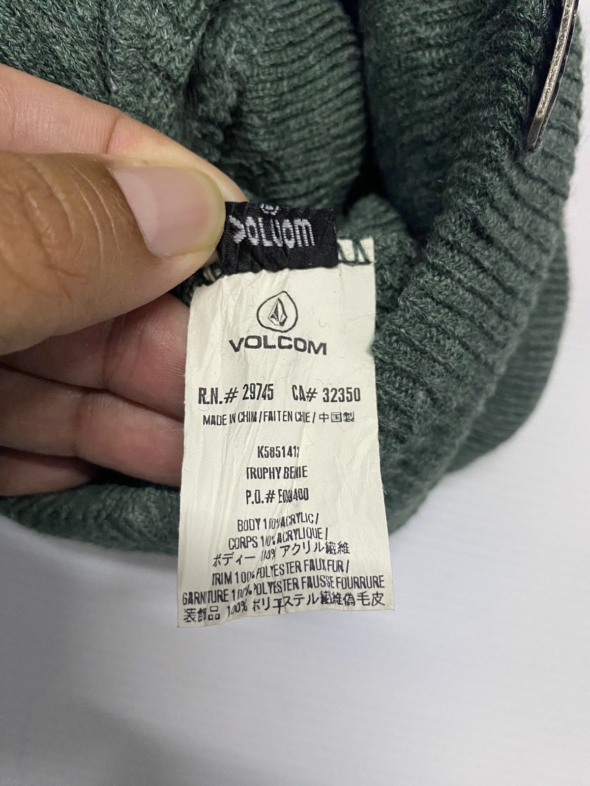 Japanese Brand × Volcom Volcom Beanie Hat Size ONE SIZE - 4 Thumbnail