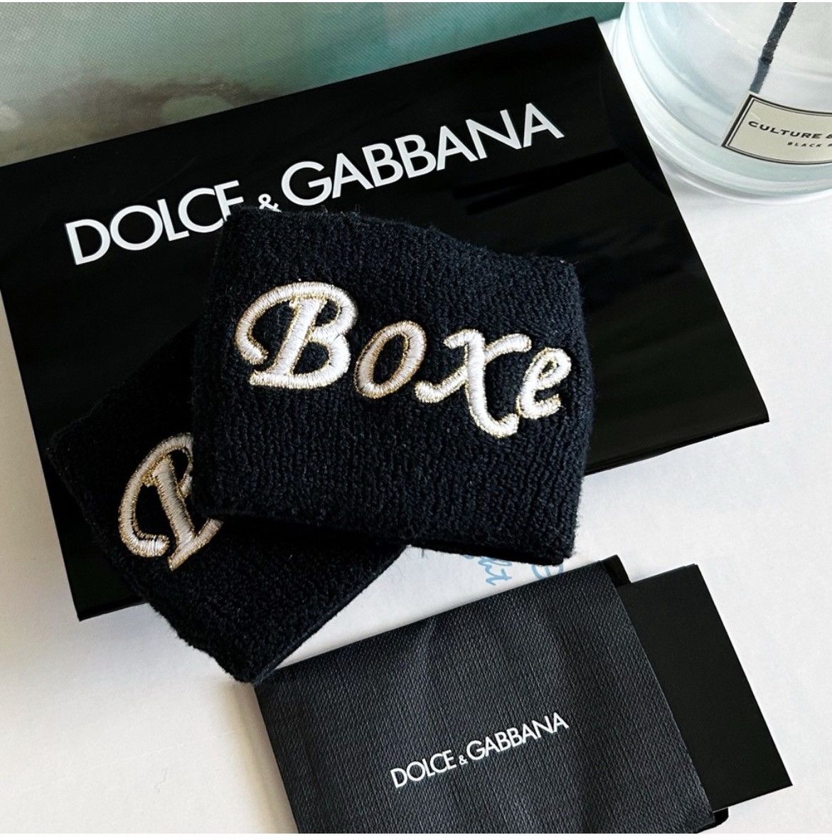 Dolce & Gabbana Authentic Dolce & Gabbana RARE Wrist / Gym / Sweat Bands Size ONE SIZE - 1 Thumbnail