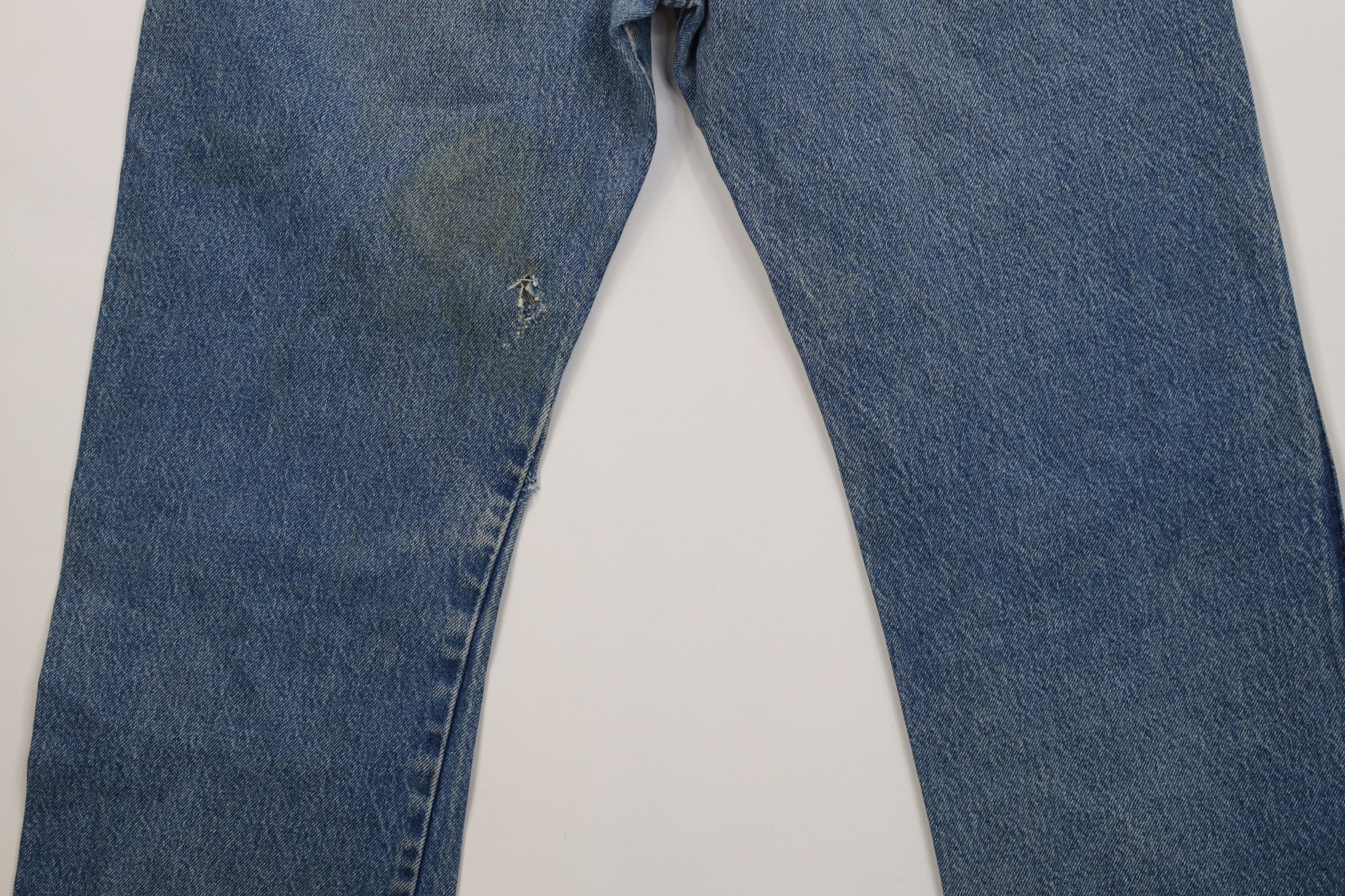 Vintage Vintage 70s Streetwear Wide Leg Denim Jeans Blue Cotton USA Size US 34 / EU 50 - 12 Thumbnail