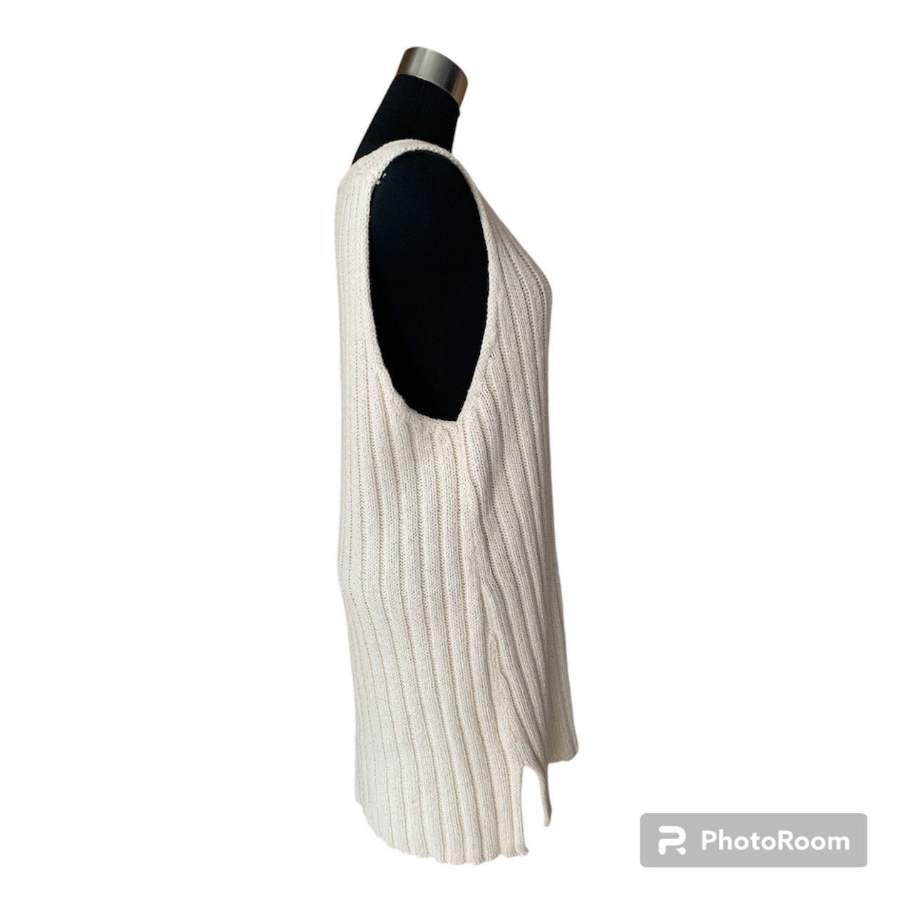 Club Monaco Rare Vintage 90s Club Monaco Long Sleeveless Knit Vest Size M / US 6-8 / IT 42-44 - 3 Thumbnail