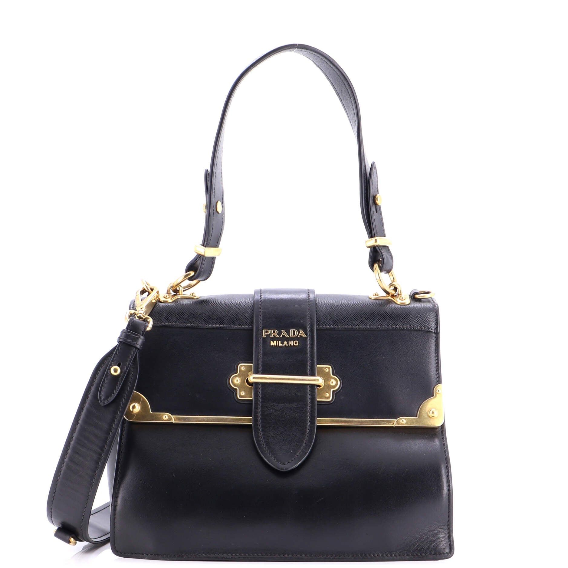Prada Cahier Convertible Shoulder Bag Size ONE SIZE - 1 Thumbnail