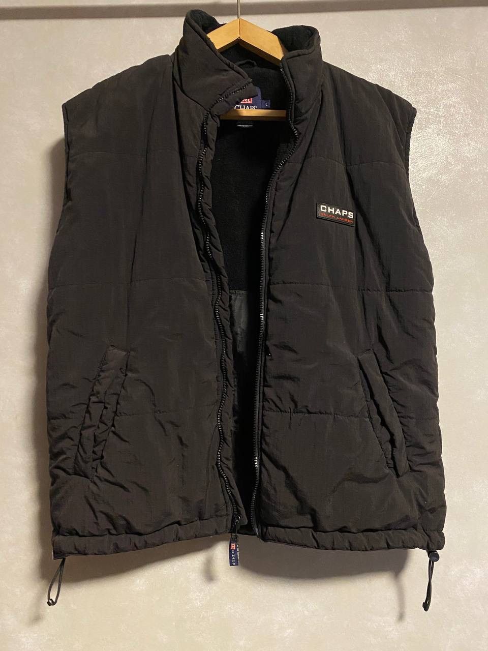 Chaps Ralph Lauren × RRL Ralph Lauren × Ralph Lauren Vintage Ralph Lauren Chaps black puff vest size L Size US L / EU 52-54 / 3 - 1 Thumbnail