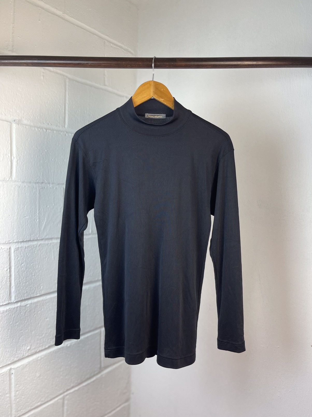 Issey Miyake 80s Issey Miyake Long Sleeve Turtle Neck A1 Size US S / EU 44-46 / 1 - 2 Thumbnail