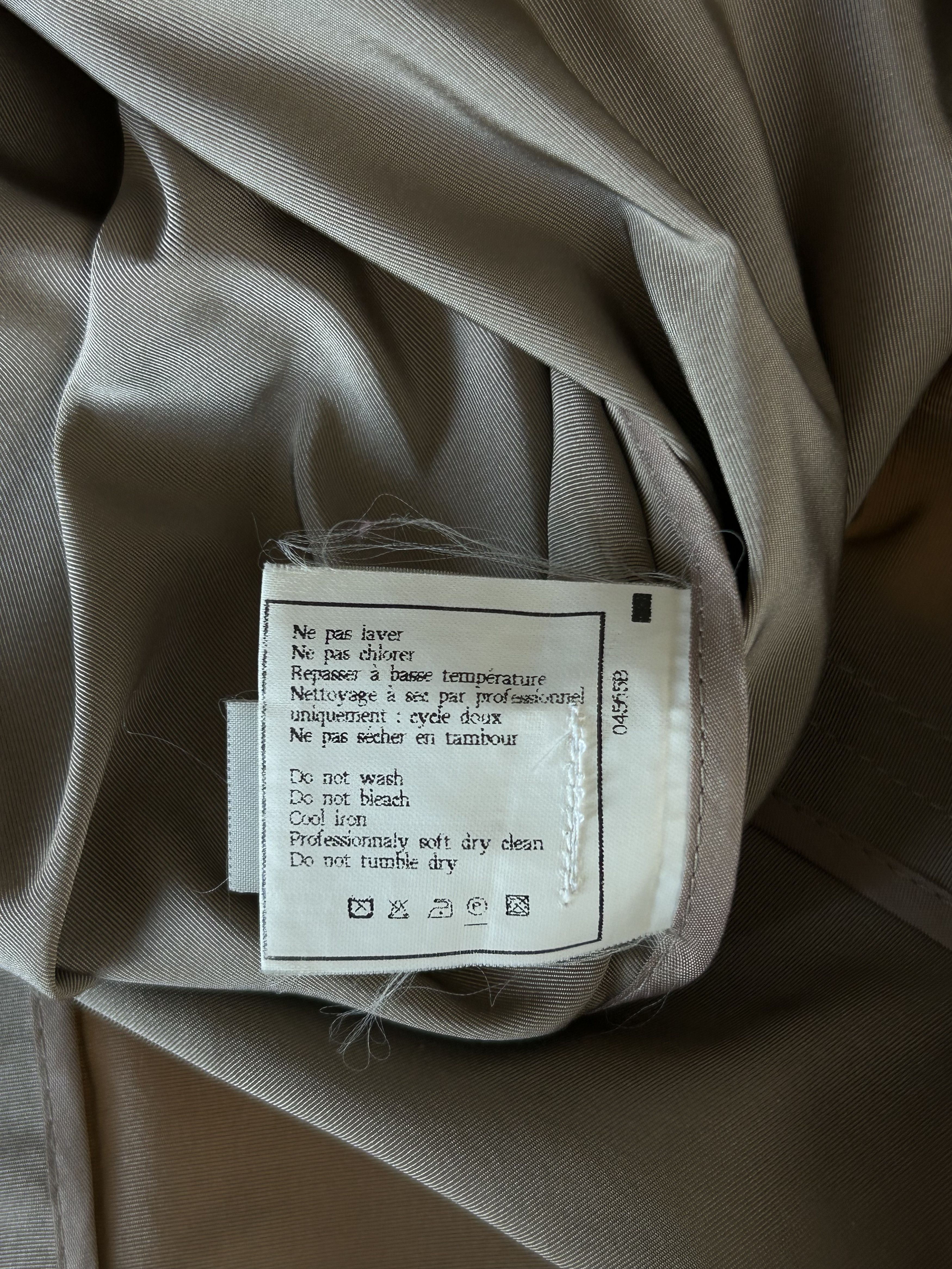 Chanel Chanel Beige Women's Trench Coat Size L / US 10 / IT 46 - 5 Thumbnail