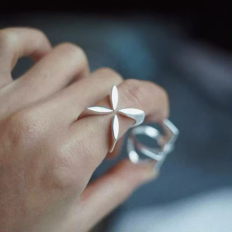 Designer × Jewelry Resizeable Vintage Flower Rings Size ONE SIZE - 2 Thumbnail