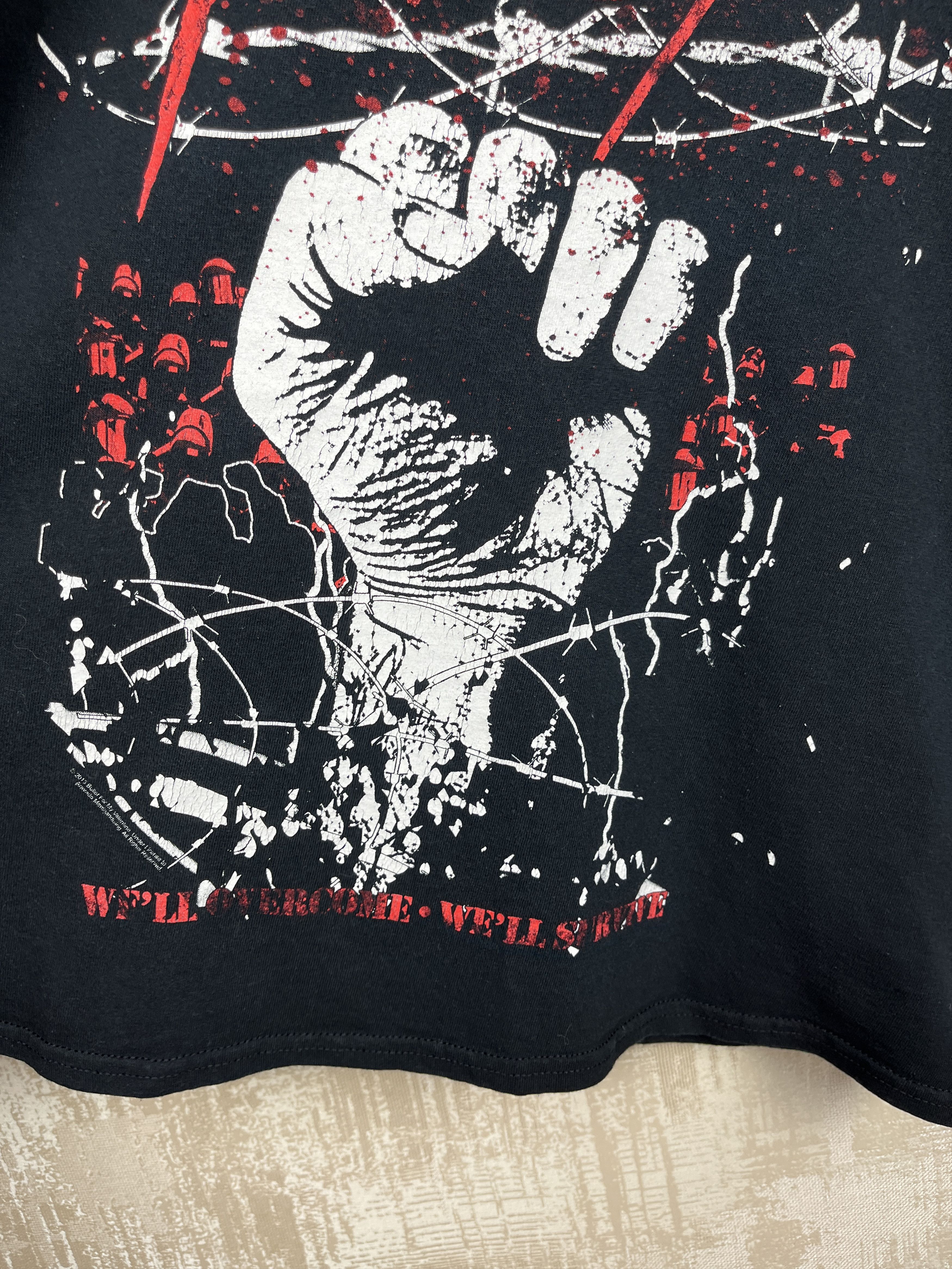 Band Tees Bullet For My Valentine Riot 2013 Vintage T-shirt Gildan Size US M / EU 48-50 / 2 - 4 Thumbnail