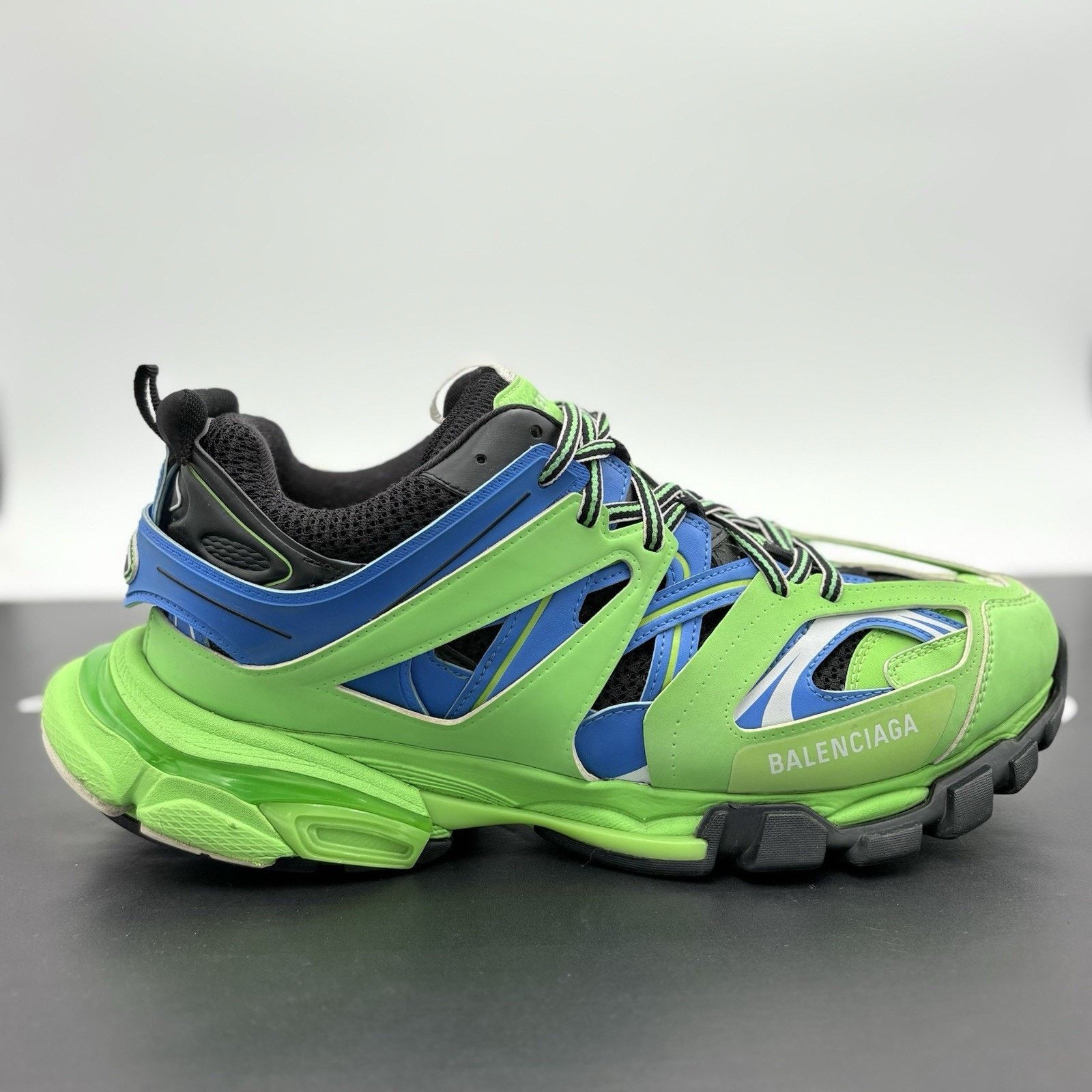 Balenciaga Balenciaga Track ' Blue Green ' | GREAT CONDITION! Size US 12 / EU 45 - 2 Thumbnail