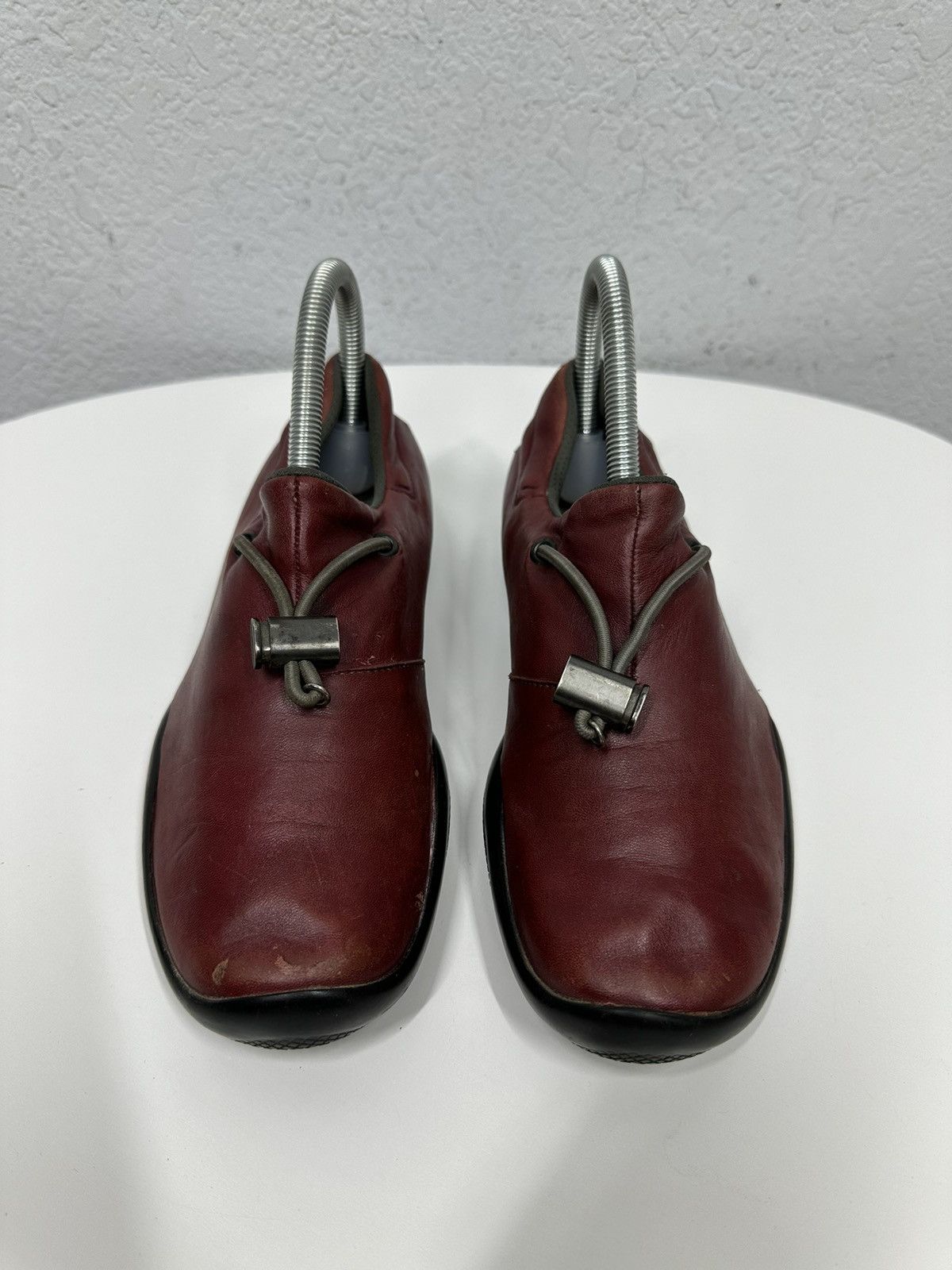 Prada Vintage Sneakers Prada Leather Ankle Y2k Boots Opium Japan Size US 7.5 / IT 37.5 - 5 Thumbnail