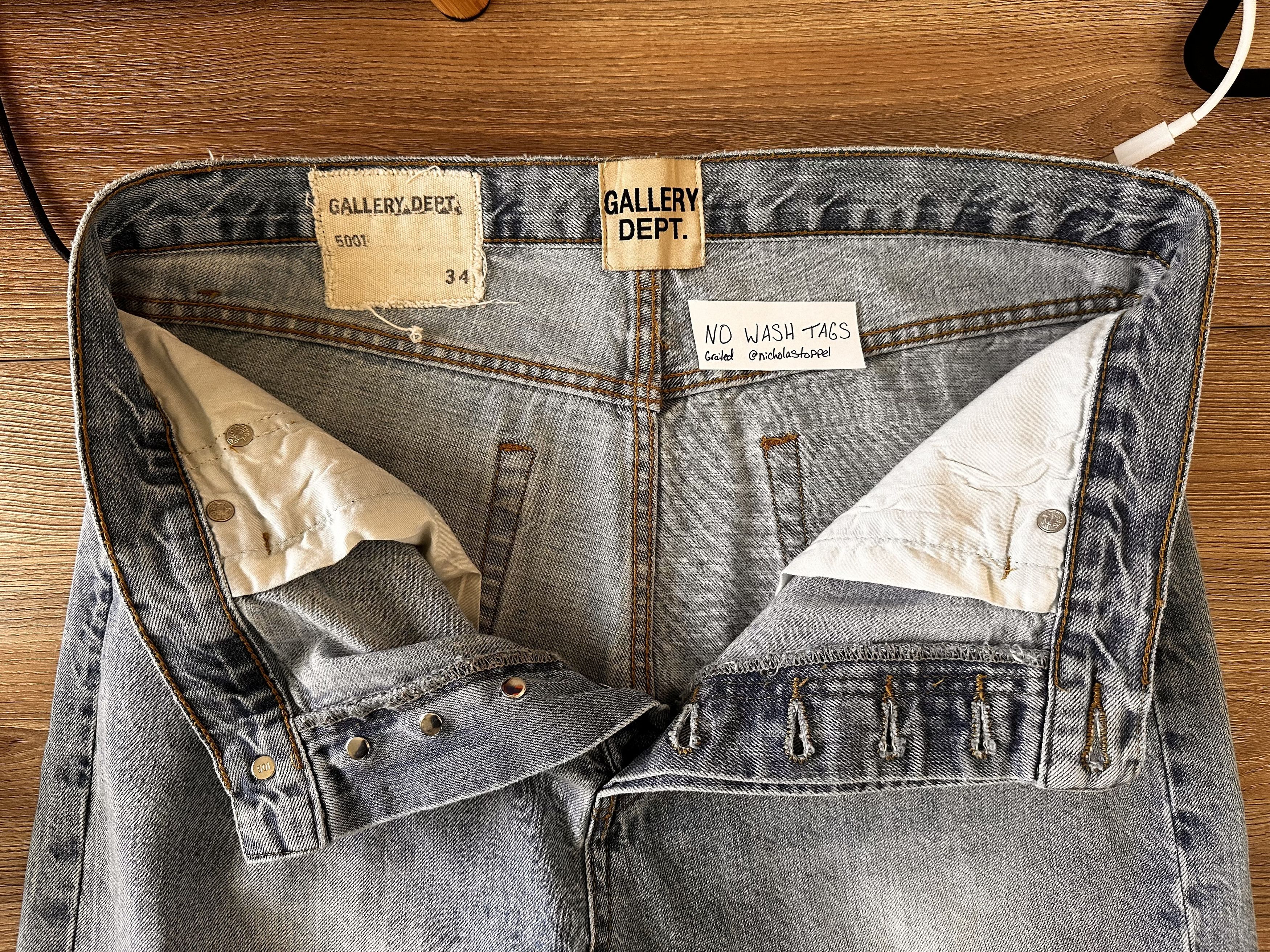 Gallery Dept. Gallery Dept. Light wash 5001 Denims Size US 34 / EU 50 - 11 Thumbnail