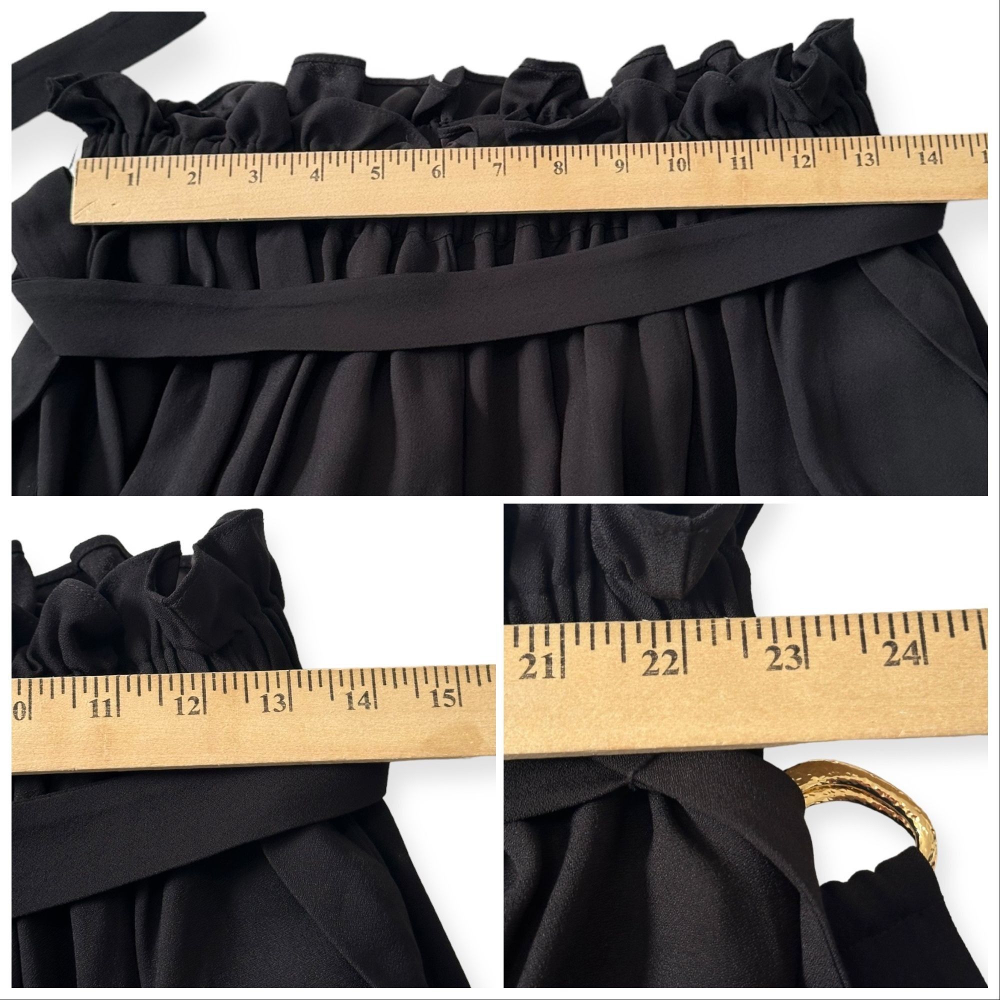 Ulla Johnson ULLA JOHNSON Zeta Midi Skirt, Noir-black, Size 8, NWt Size 30" / US 8 / IT 44 - 12 Thumbnail
