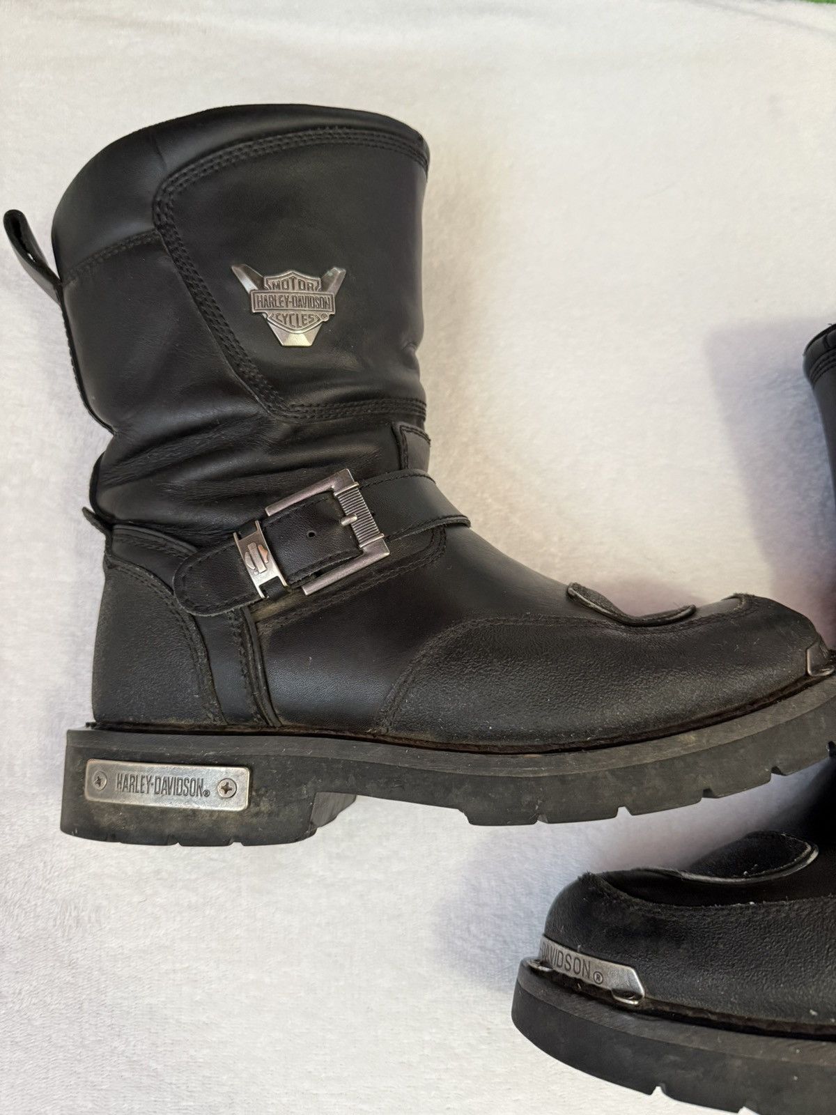Harley Davidson Harley-Davidson mens size 8.5 black leather biker shift boot Size US 8.5 / EU 41-42 - 8 Thumbnail