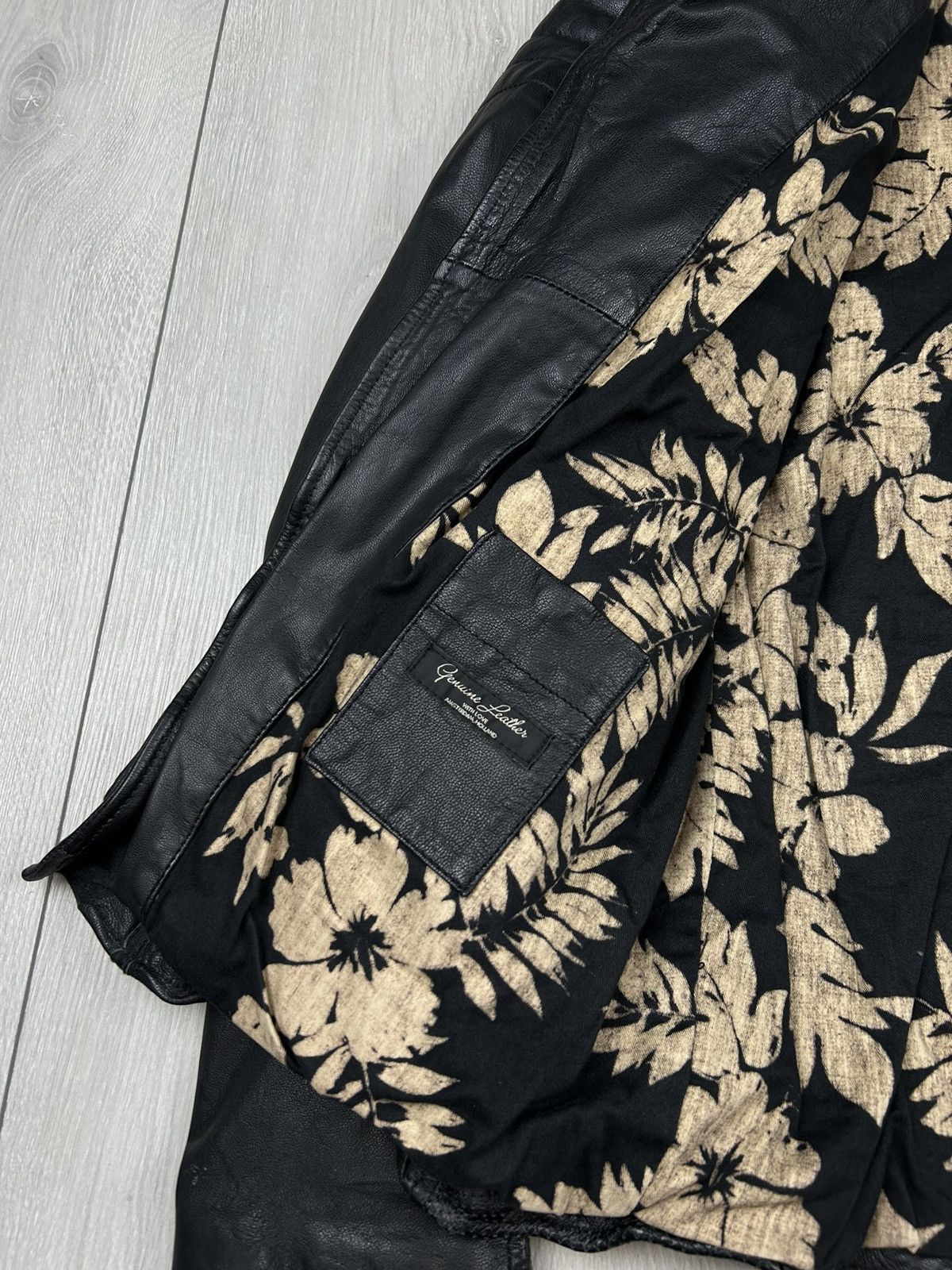 Scotch & Soda Scotch & Soda Leather Black Jacket Size L Size US L / EU 52-54 / 3 - 6 Thumbnail