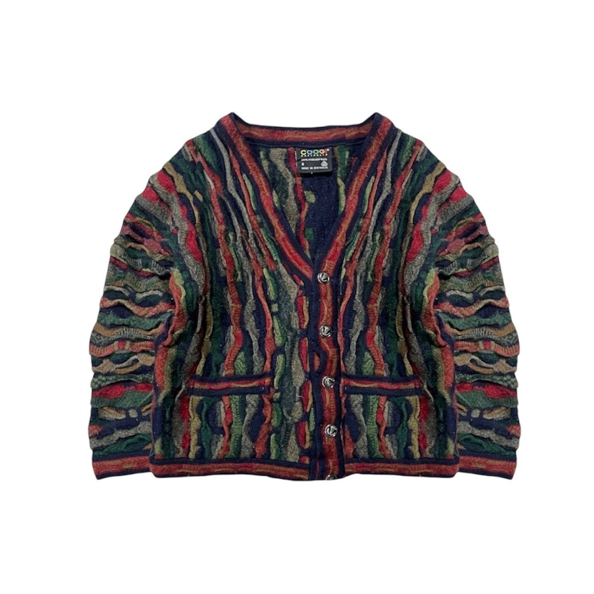 Coogi × Vintage Vintage 90s Coogi 3D Knitwear Sweater Size US S / EU 44-46 / 1 - 1 Thumbnail