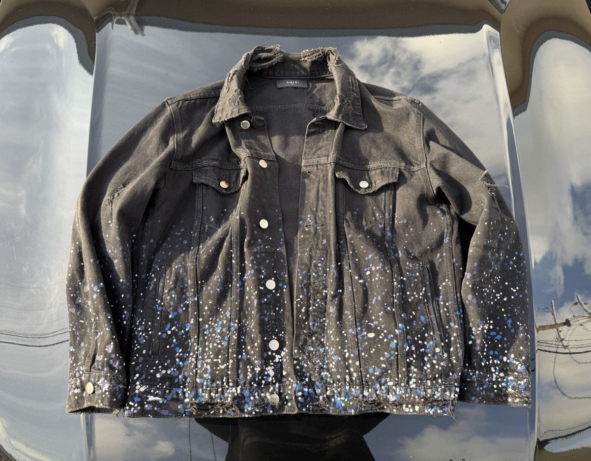 Amiri Amiri Black Denim Jacket Rare Size US XL / EU 56 / 4 - 2 Thumbnail