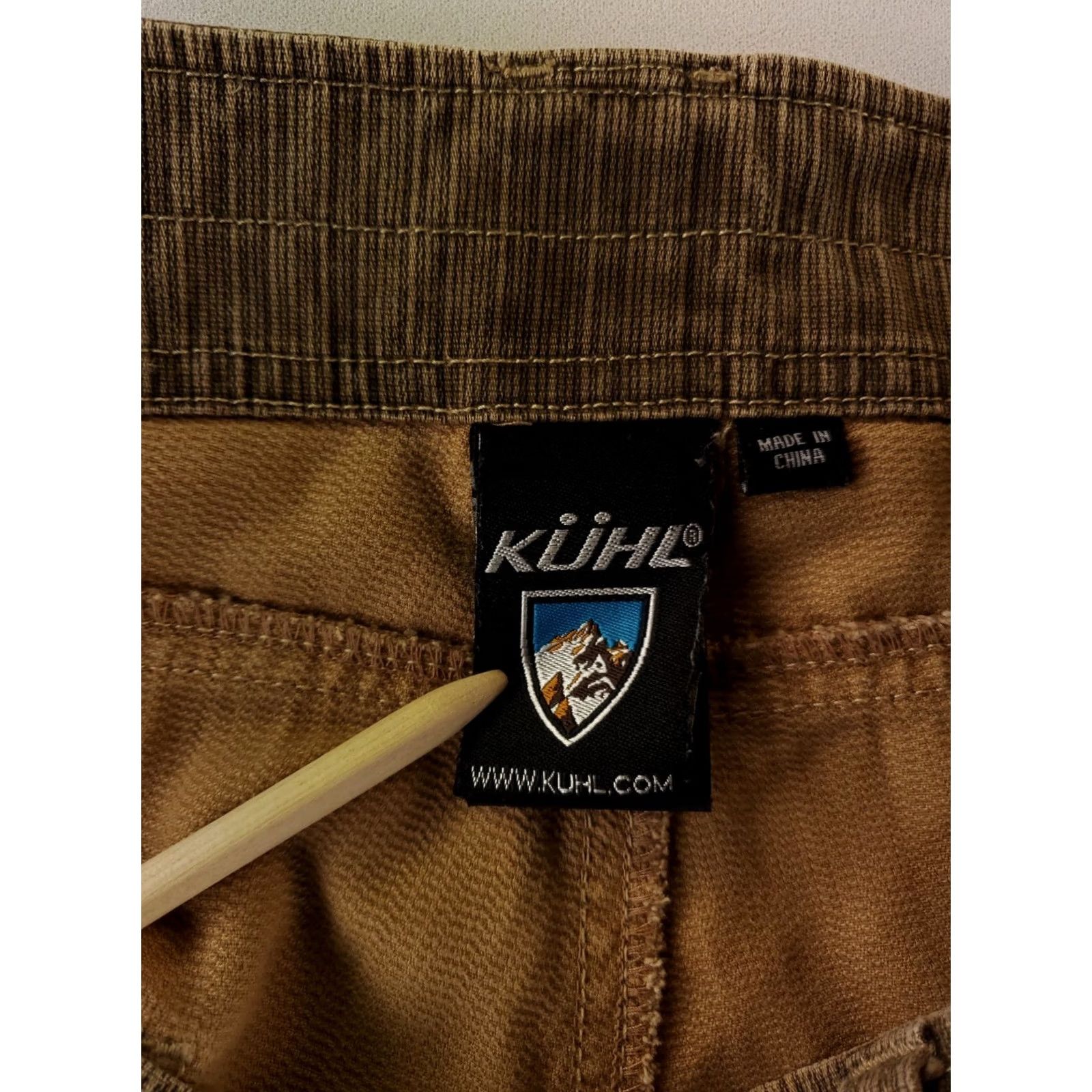 Vintage VINTAGE Kuhl Exile Kord PANTS Brown Striped Mens 34x32 Inseam 32 Waist 35 Regular Chino Boys? Size US 34 / EU 50 - 4 Thumbnail