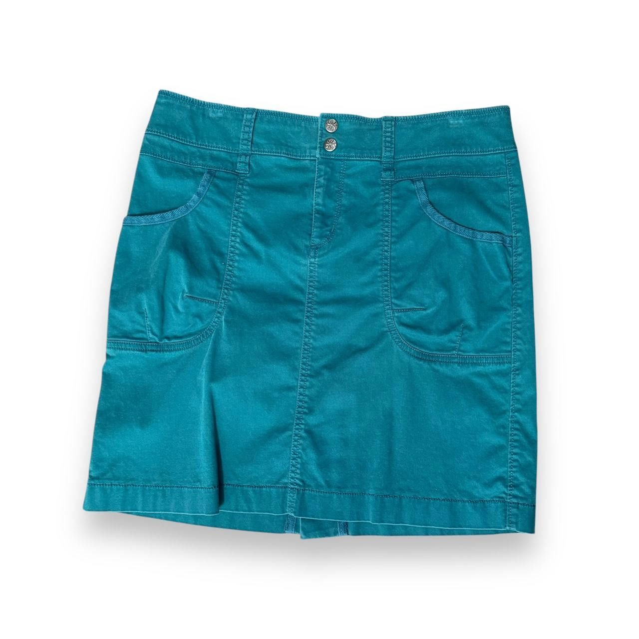 Designer Teal Athleta Mini Skirt Size 32" / US 10 / IT 46 - 1 Thumbnail