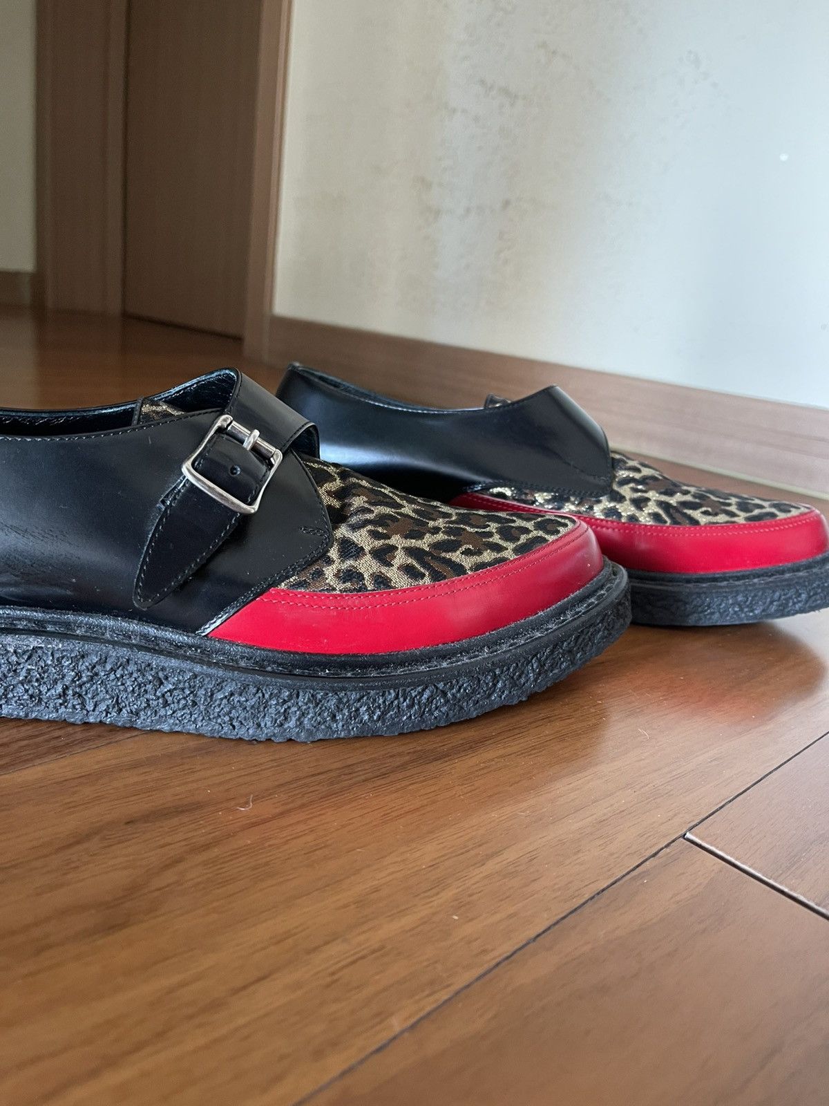 Saint Laurent Paris Saint Laurent leopard pattern derby Size US 10.5 / EU 43-44 - 6 Thumbnail