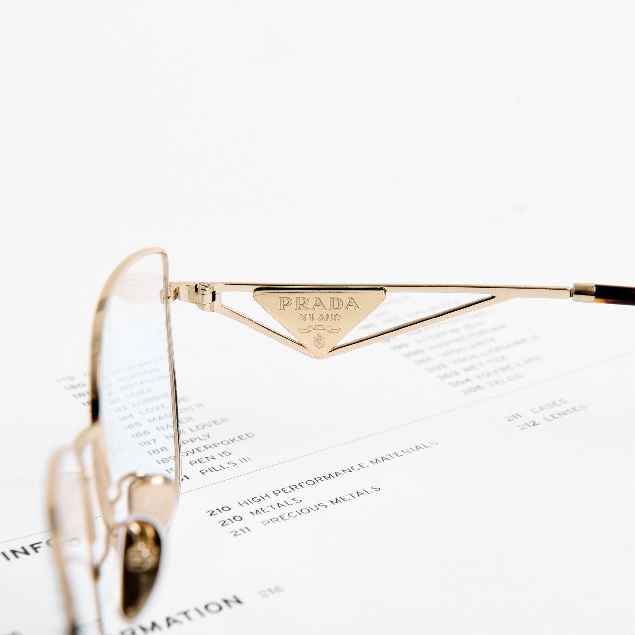Prada PRADA 0PR A54VD ZVN101 GLASSES Size ONE SIZE - 4 Thumbnail