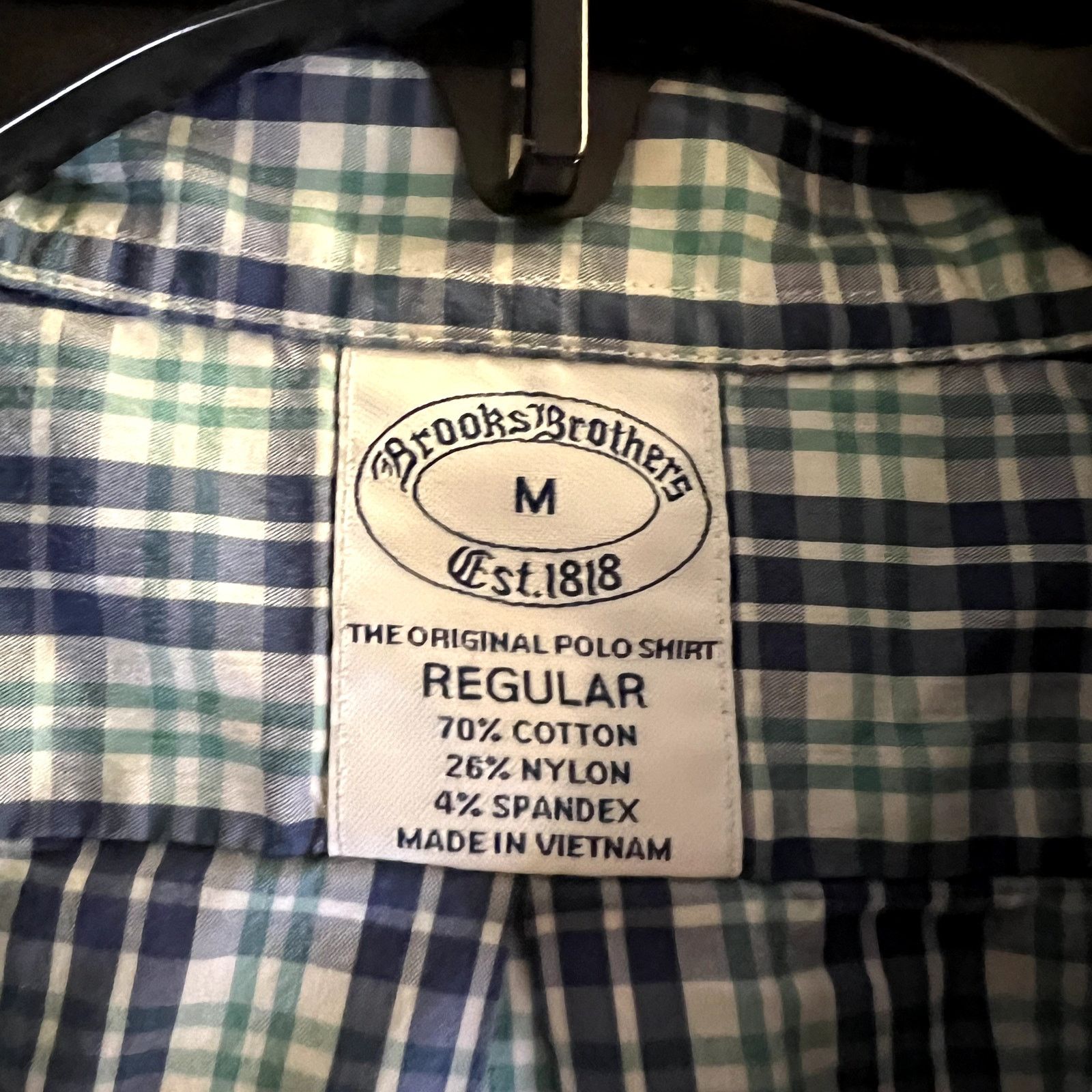 Brooks Brothers Brooks Brothers the original polo plaid button shirt size M Size US M / EU 48-50 / 2 - 3 Thumbnail