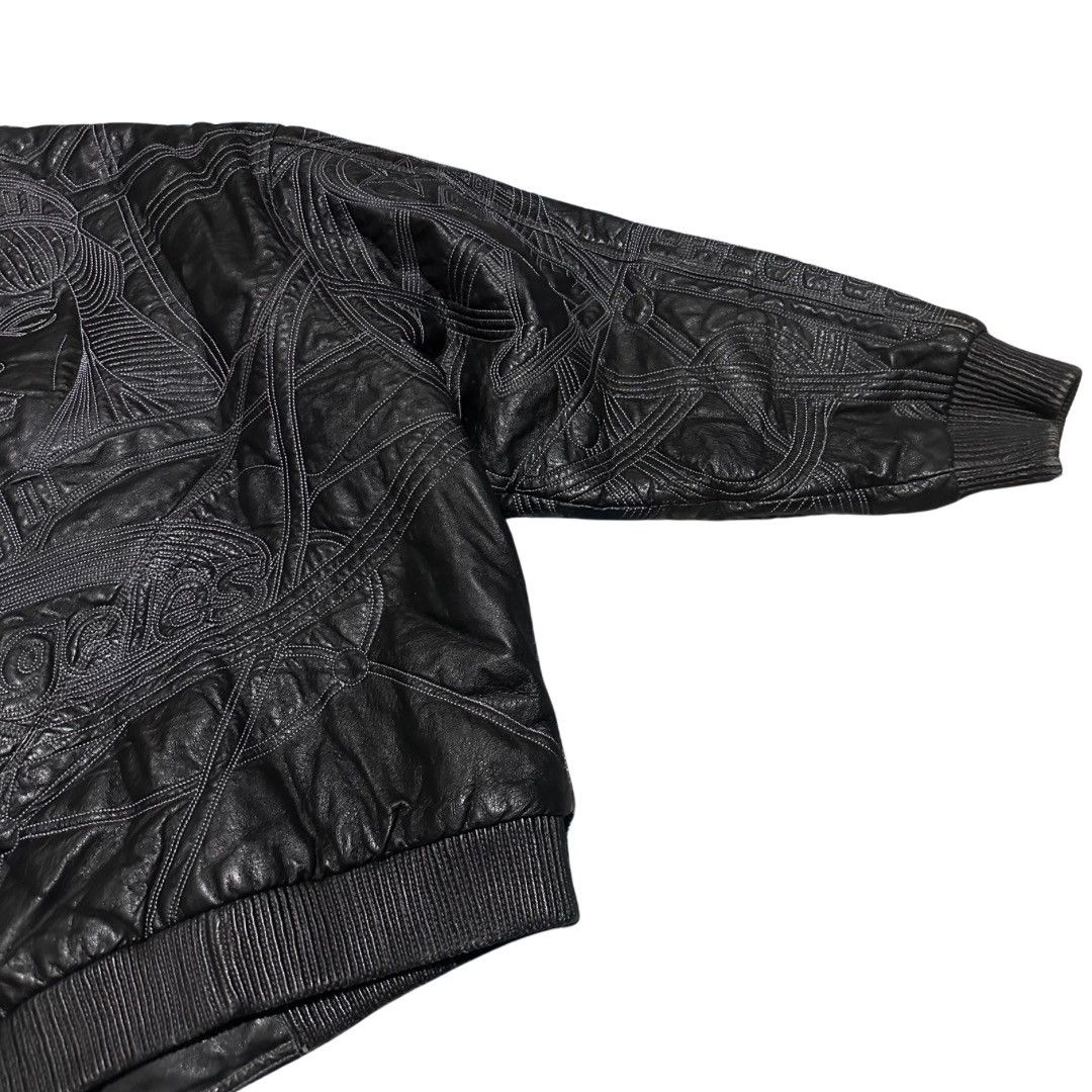 Other MAX USA LEATHER JACKET 🗽 Size US XXL / EU 58 / 5 - 5 Thumbnail