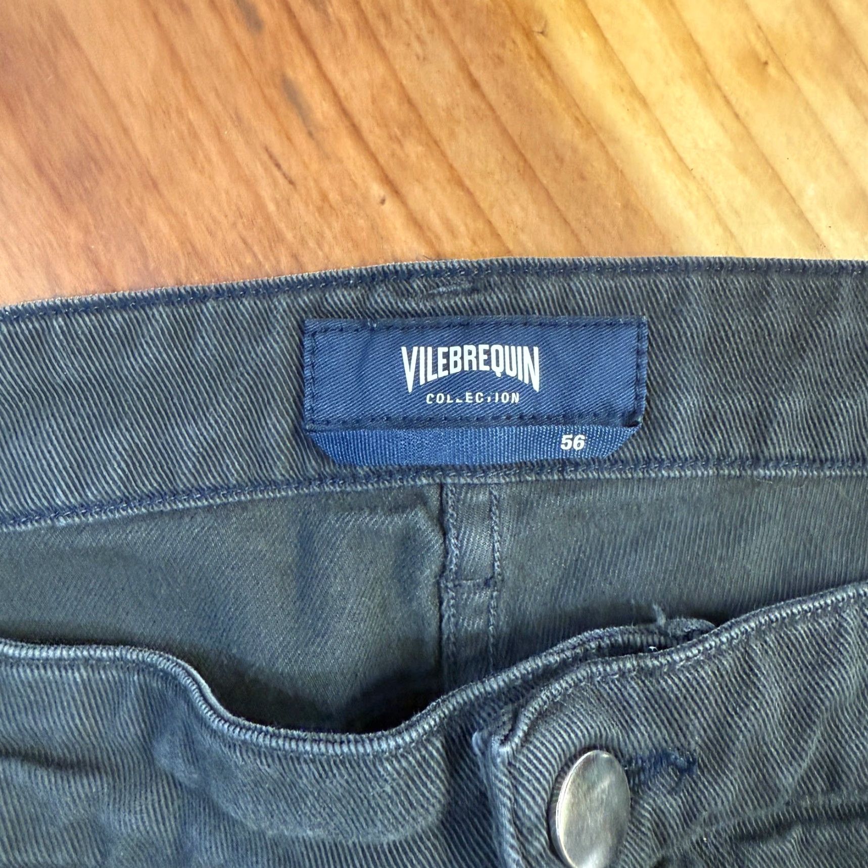 Vilebrequin Vilebrequin Men's Jeans 40 x 33 Cotton Denim Slim Straight 5-Pocket Black Charcoal Wash 90s Mens Size US 40 / EU 56 - 4 Thumbnail