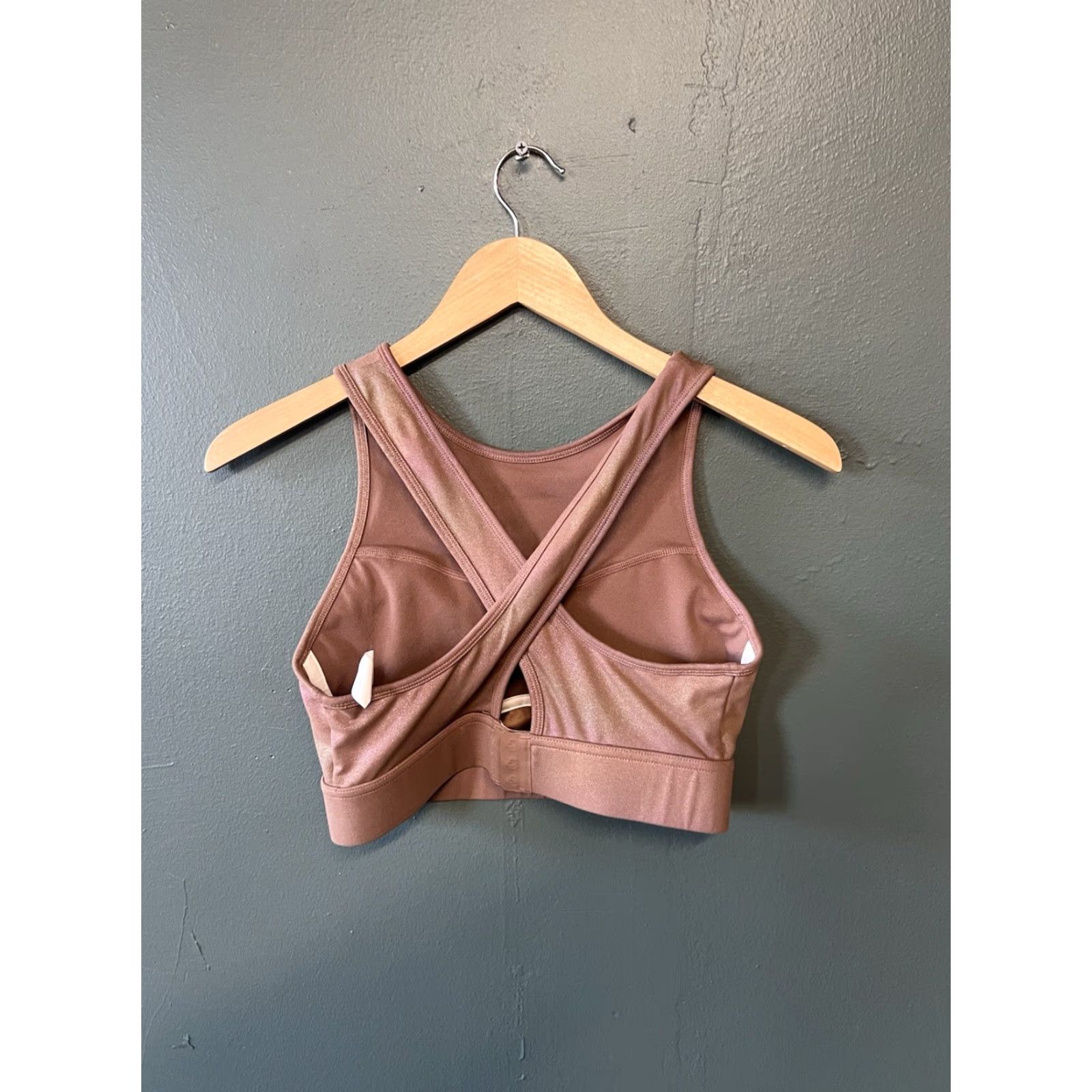 Fabletics Fabletics Sports Bra Womens Pink Medium Size M Athletic Activewear Bra Size ONE SIZE - 2 Thumbnail
