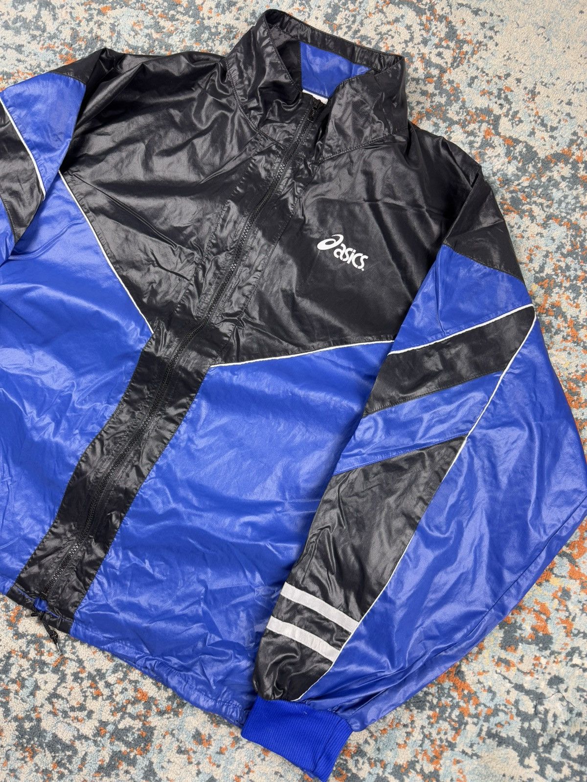 Other Vintage 90s ASICS baggy tracksuit set jacket and pants Size US XXL / EU 58 / 5 - 7 Thumbnail