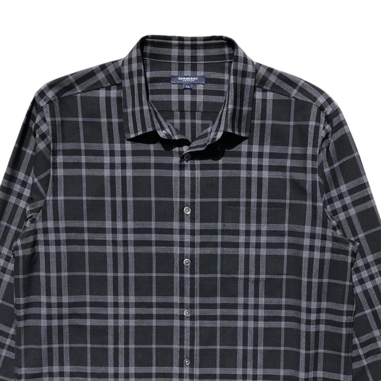 Burberry Burberry London Black and White Check Shirt Size US L / EU 52-54 / 3 - 2 Thumbnail
