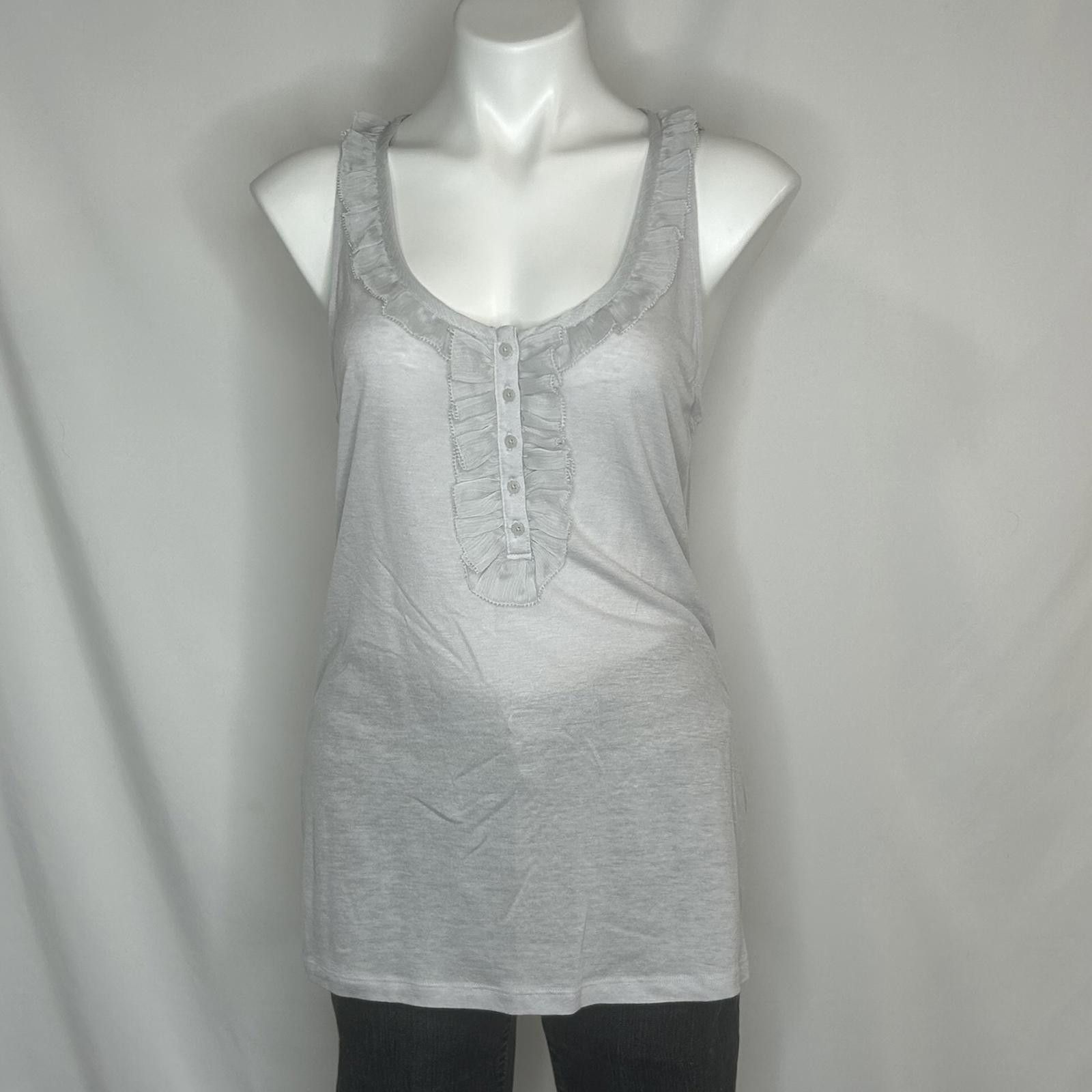 Banana Republic NWT - Banana Republic Ruffle Tank, Large Size L / US 10 / IT 46 - 2 Thumbnail