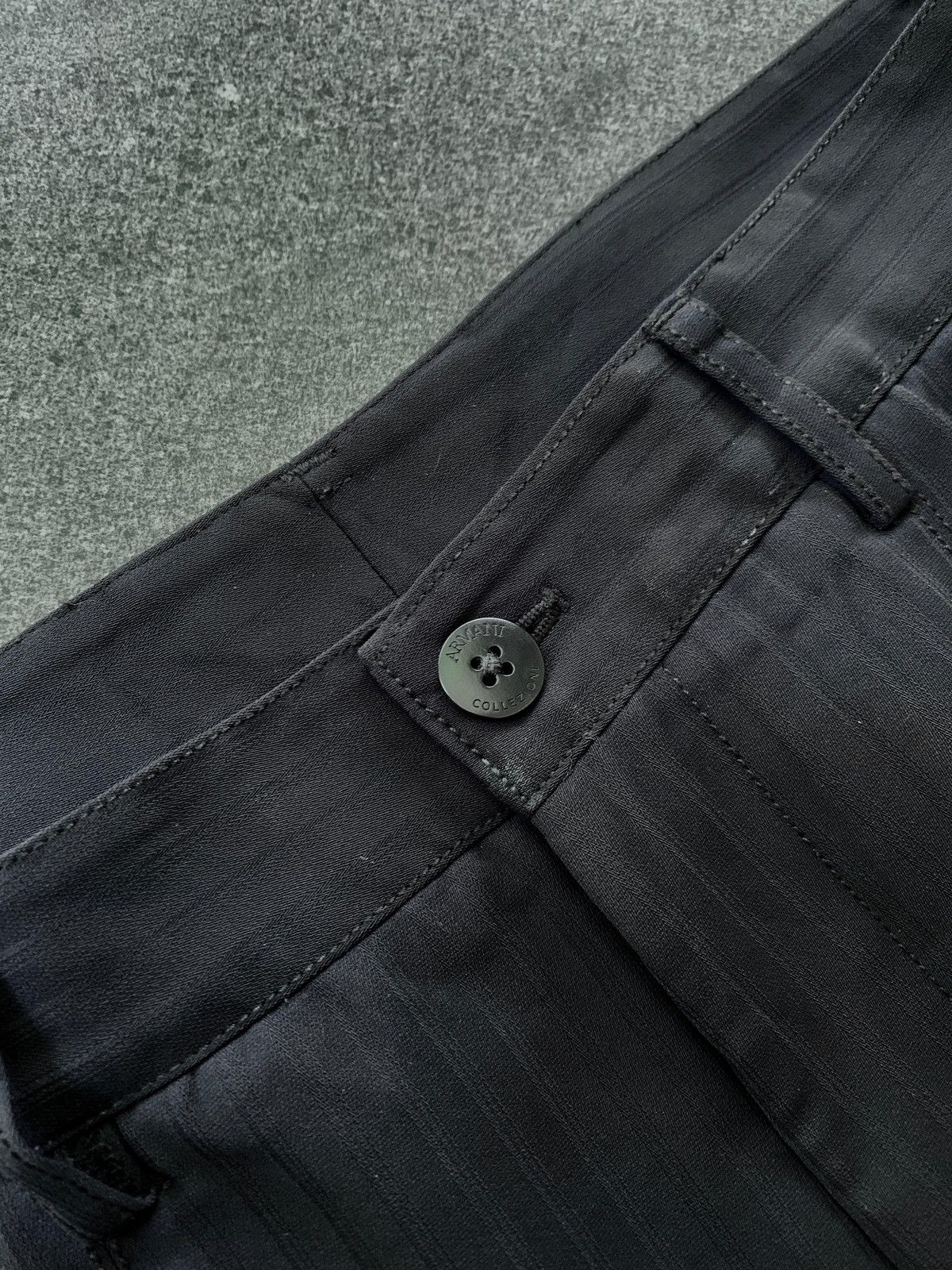 Armani Collezioni FREE TAX! Shadow Striped Trousers Size US 32 / EU 48 - 5 Thumbnail