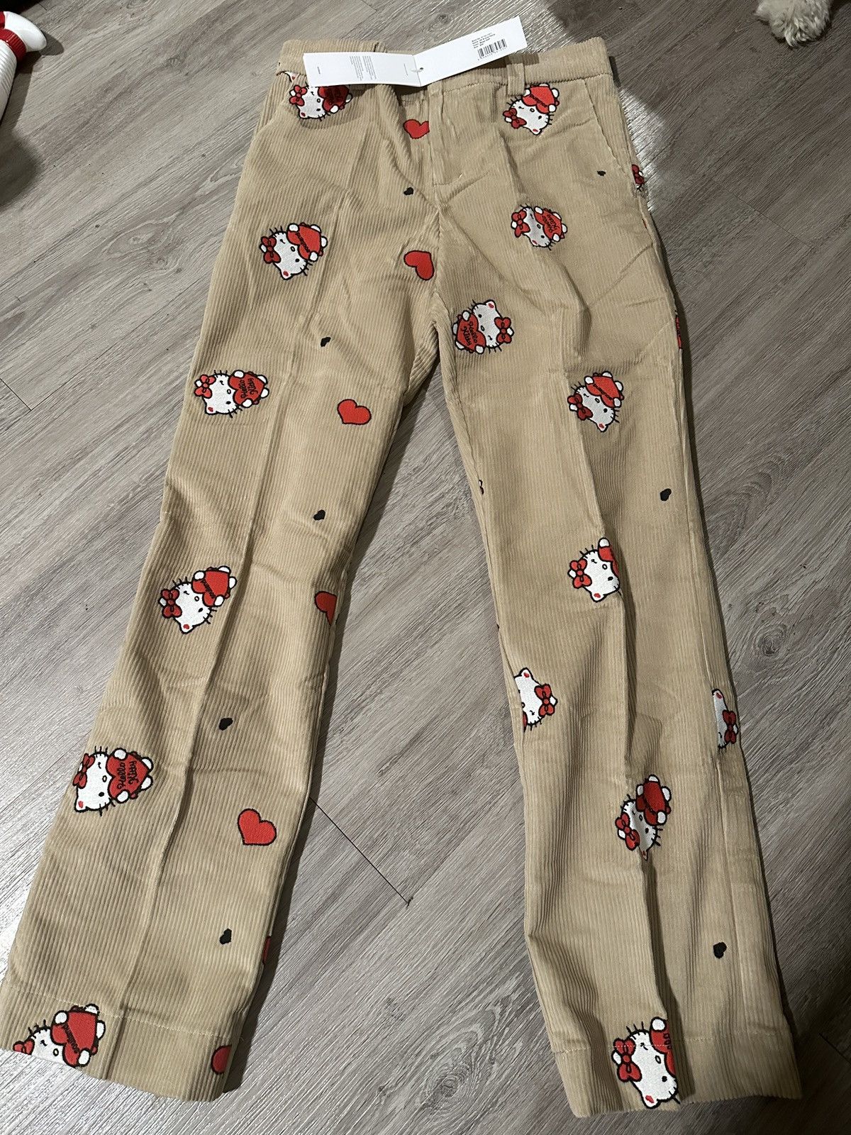 image of Soulland X Hello Kitty Everet Pants in Beige, Men's (Size 30)