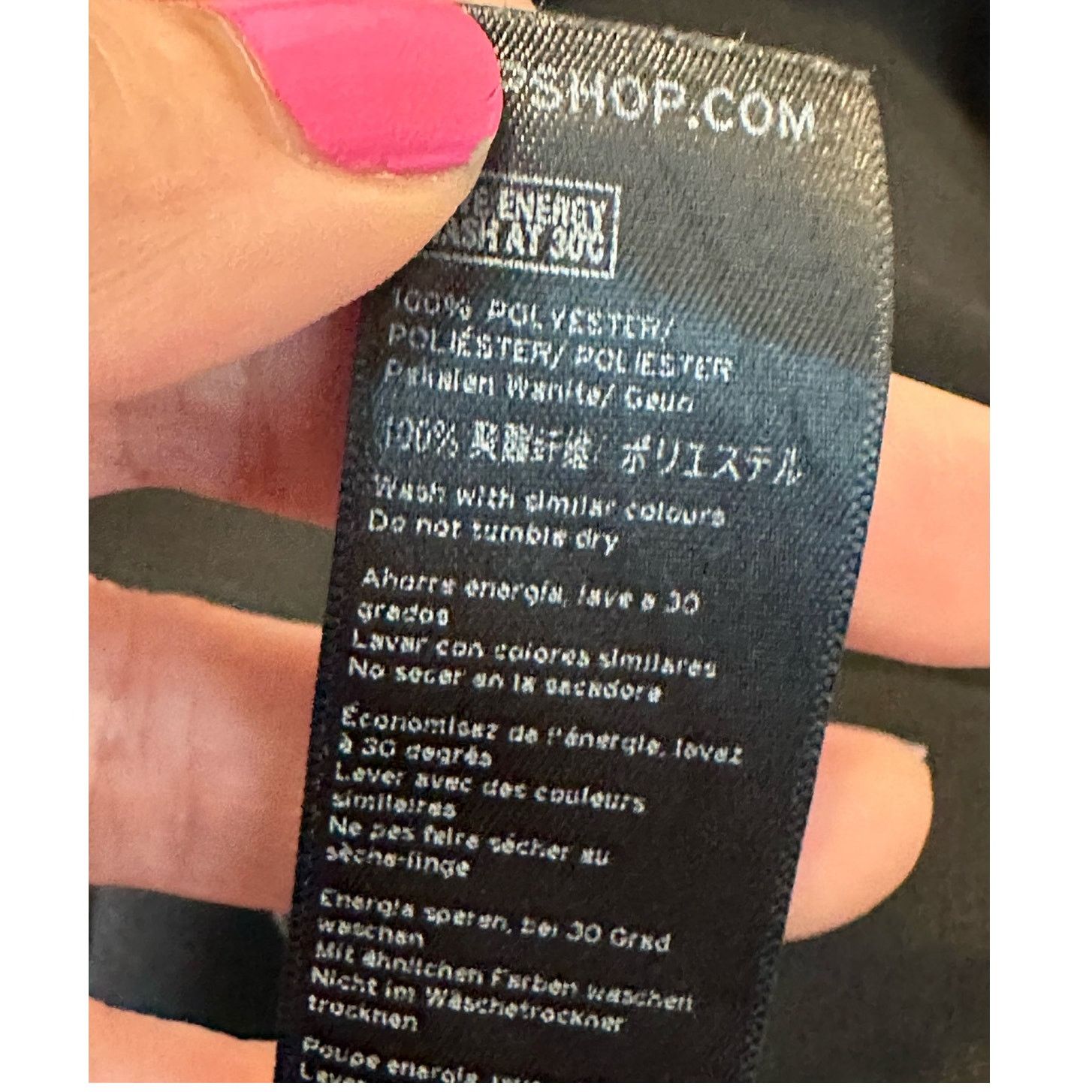 Topshop Topshop black long sleeves wrap mini dress size 4 Size S / US 4 / IT 40 - 5 Thumbnail