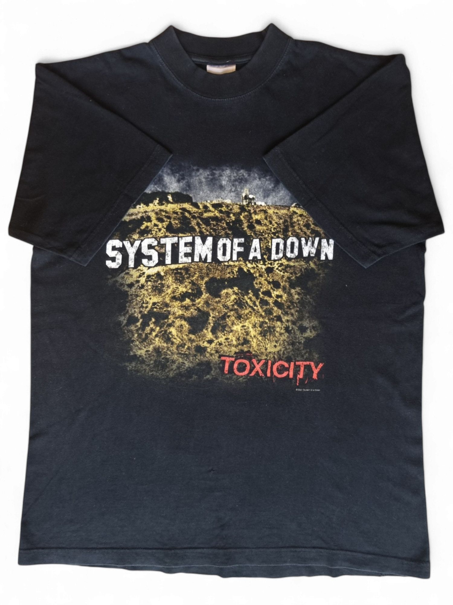 Band Tees Super Rare Vintage 2001 Rock Band "Toxicity" Merch Tee Size US M / EU 48-50 / 2 - 2 Thumbnail