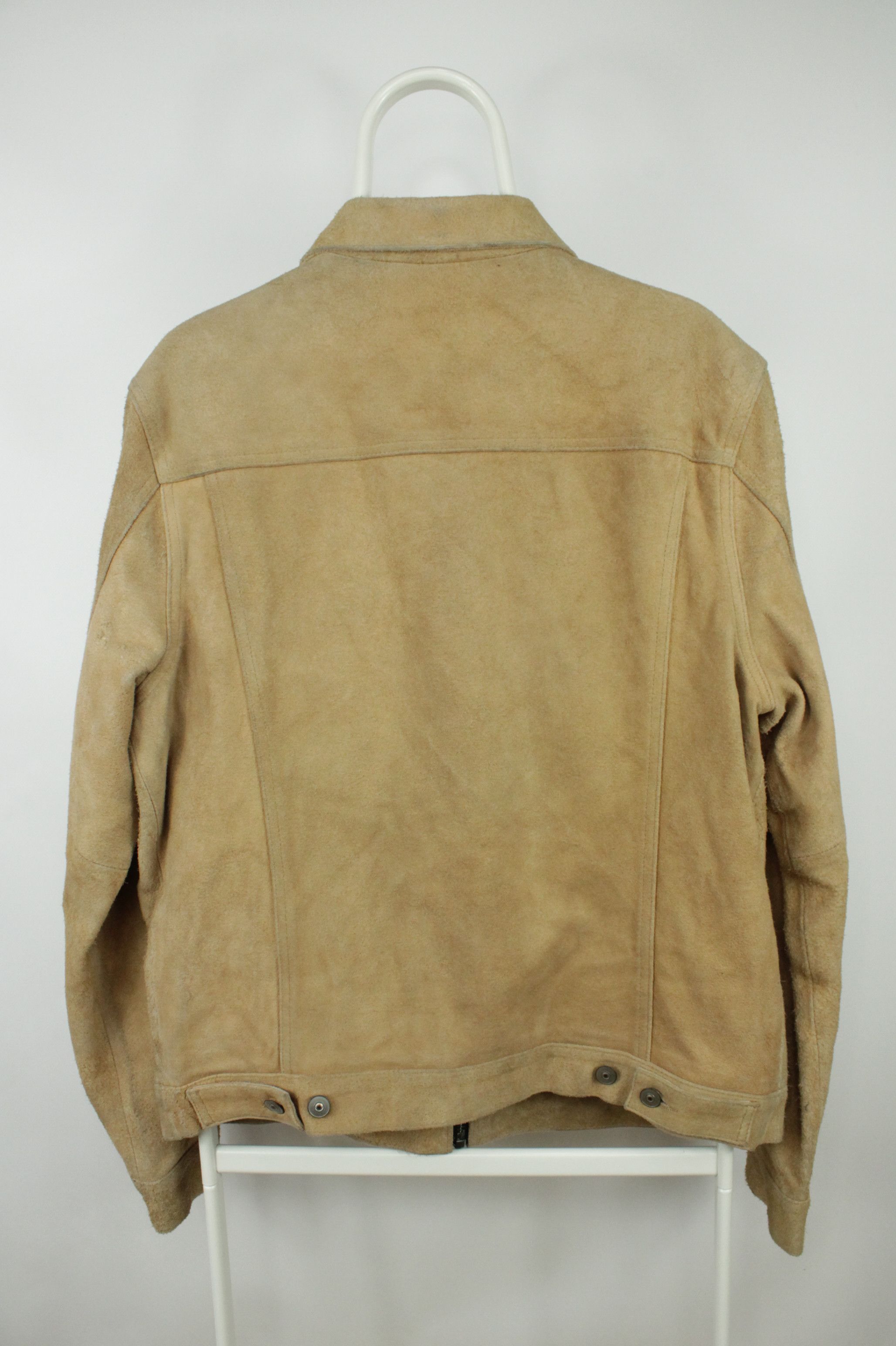 H&M H&M Suede Camel Leather Jacket Size US L / EU 52-54 / 3 - 8 Thumbnail