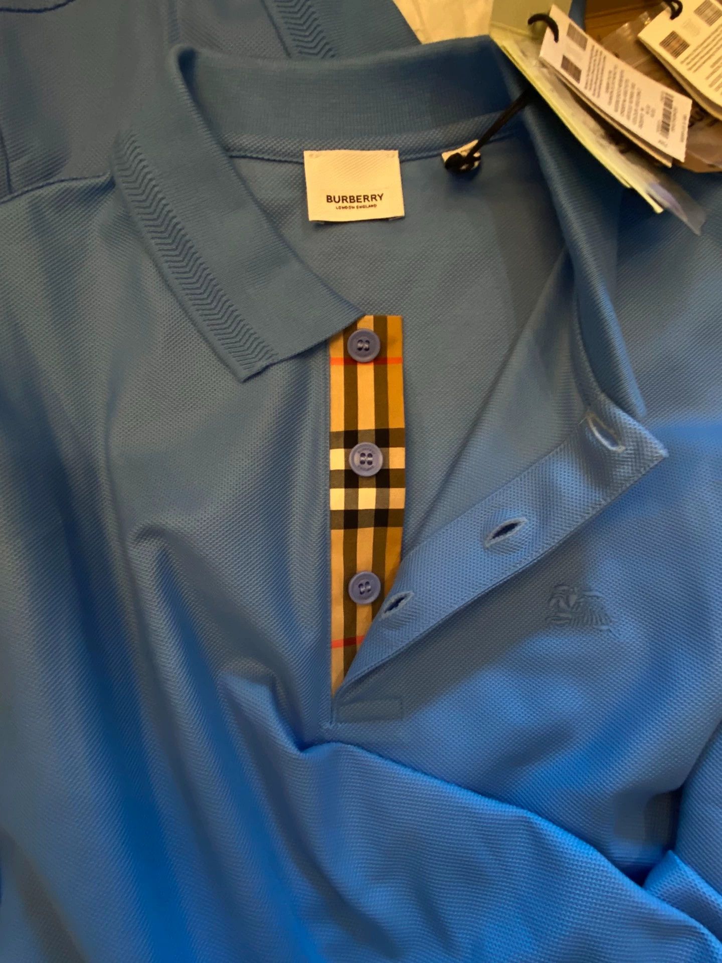Burberry Burberry Horseferry Polo Shirt Short Sleeve M/L Size US L / EU 52-54 / 3 - 9 Thumbnail