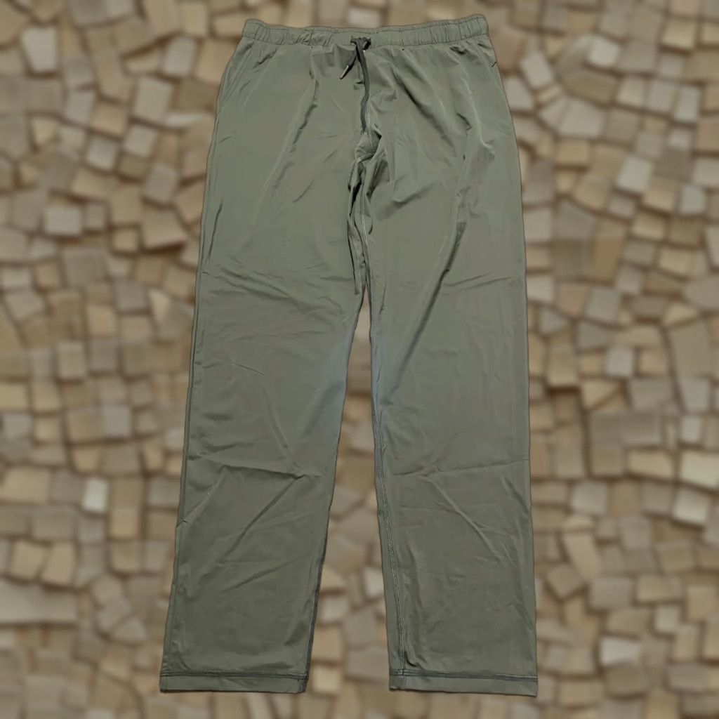 Vintage ZYIA Active Pants Women's XL Green Drawstring Jogger Pants Pull On Regular Inseam 29" Casual Modern Size 40" / US 18 - 1 Thumbnail