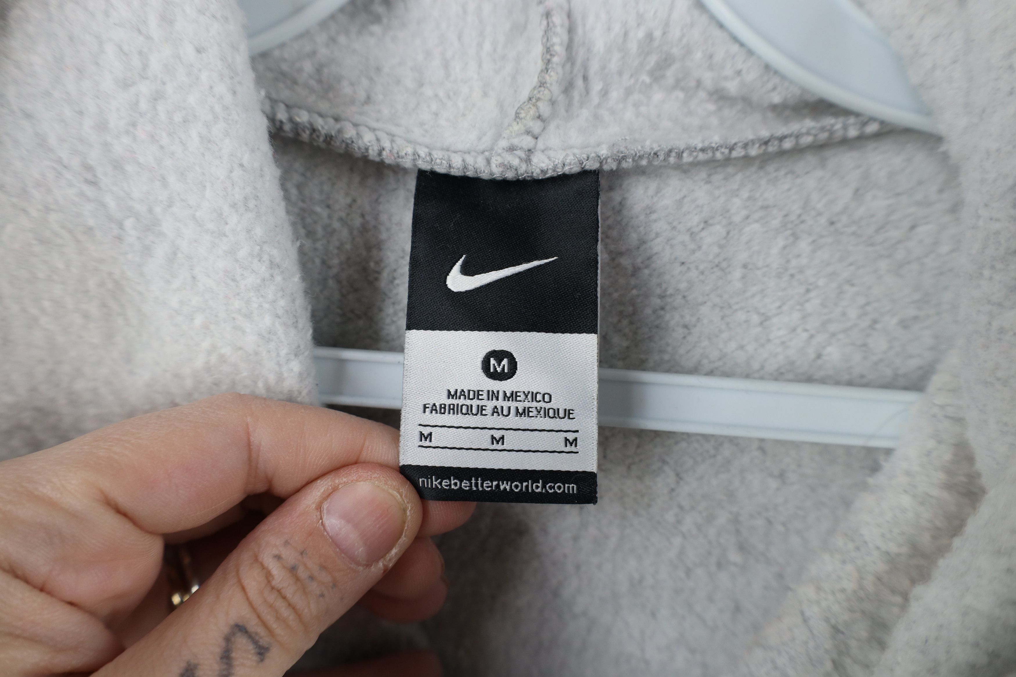 Nike Vintage Y2K Nike Scott Center Swoosh Hoodie Sweatshirt Gray Size US M / EU 48-50 / 2 - 10 Thumbnail