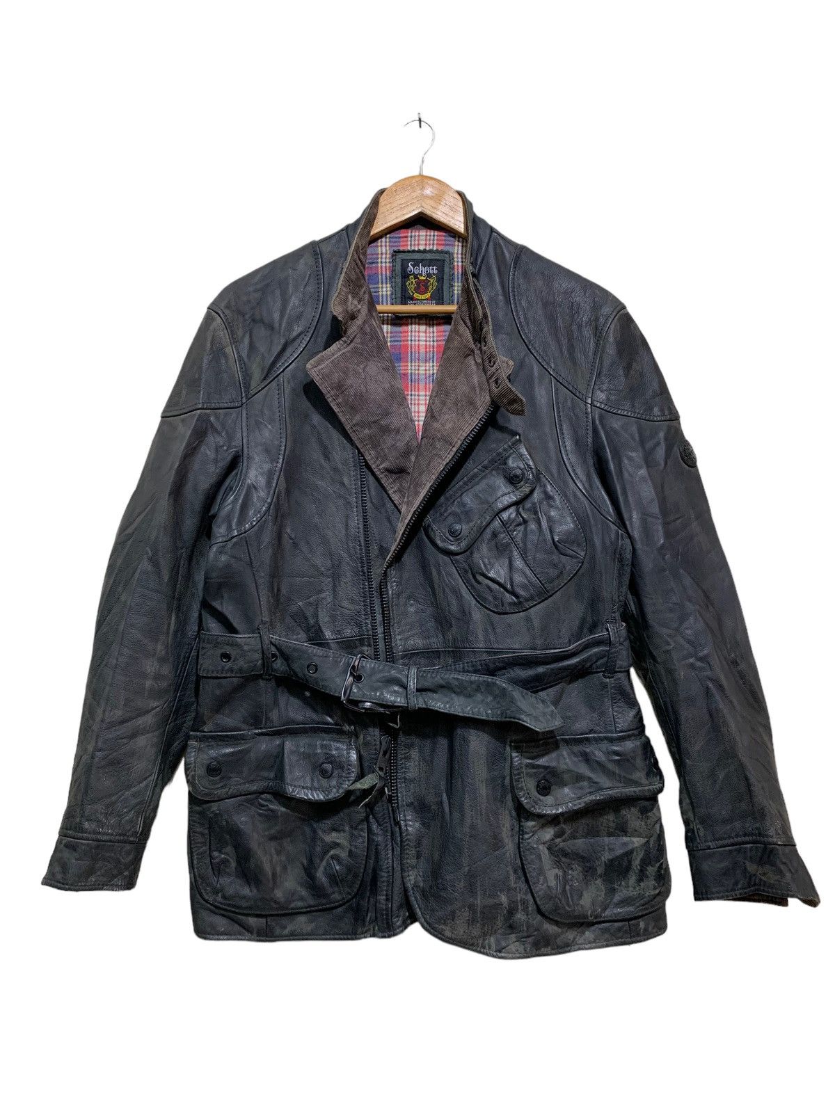 Schott 🔥VTG SCHOTT BROS NYC BIKERS LEATHER JACKETS Size US L / EU 52-54 / 3 - 1 Thumbnail