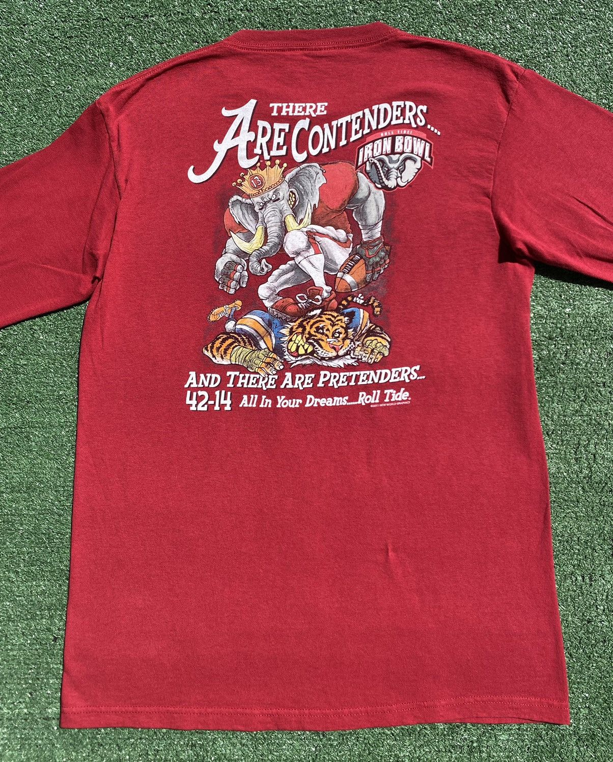 Other Alabama Crimson Tide Vs Aurburn 2011 Rival Football T-Shirt Size US S / EU 44-46 / 1 - 1 Thumbnail