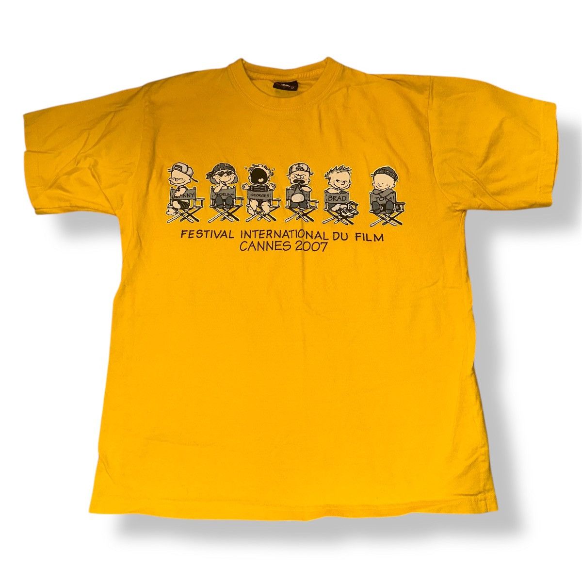 Vintage VTG Cannes Film Festival Promo T-Shirt 2007 Peanuts Spoof Size US M / EU 48-50 / 2 - 1 Thumbnail
